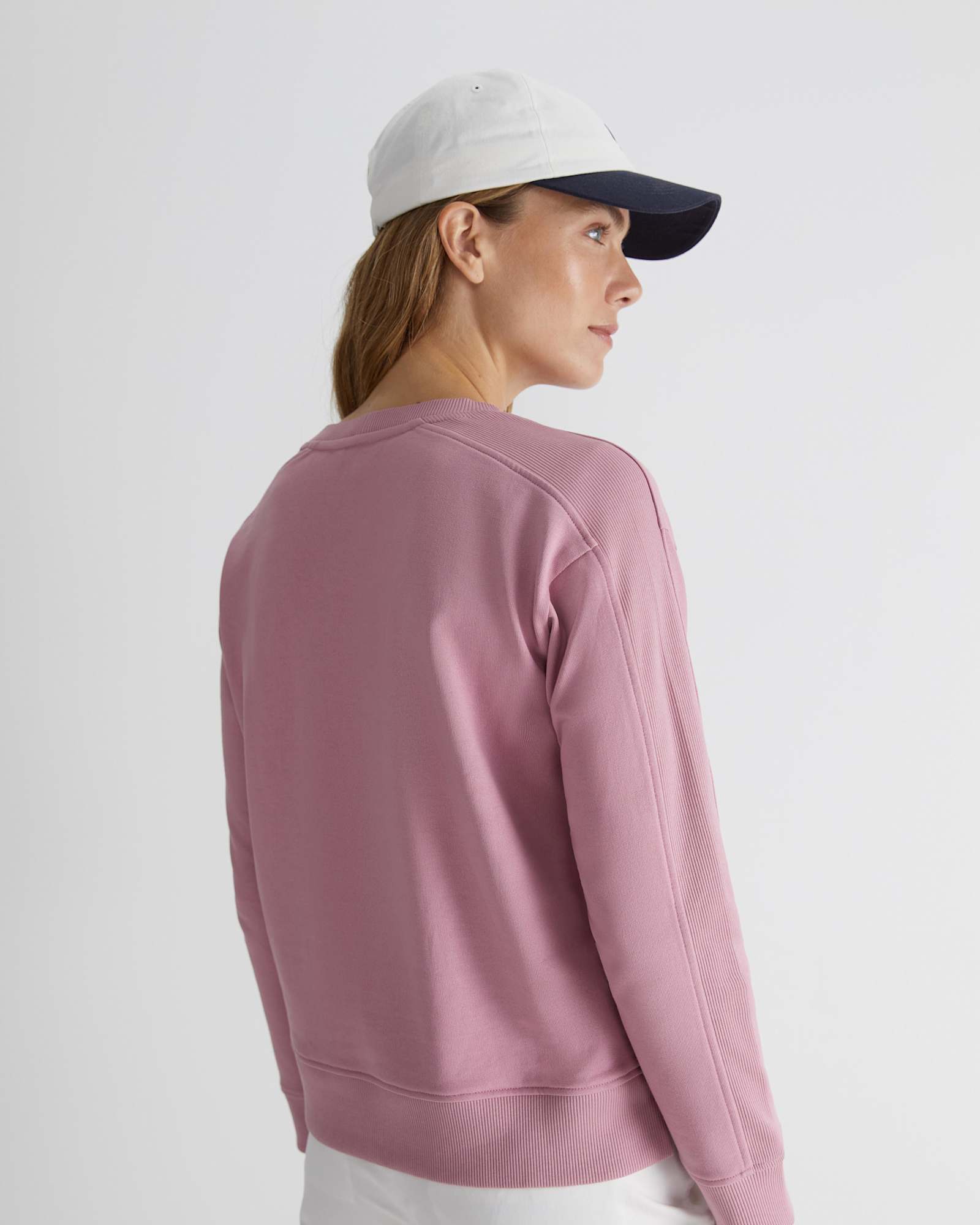 SC Crew Neck Sweat in DUSTY PINK