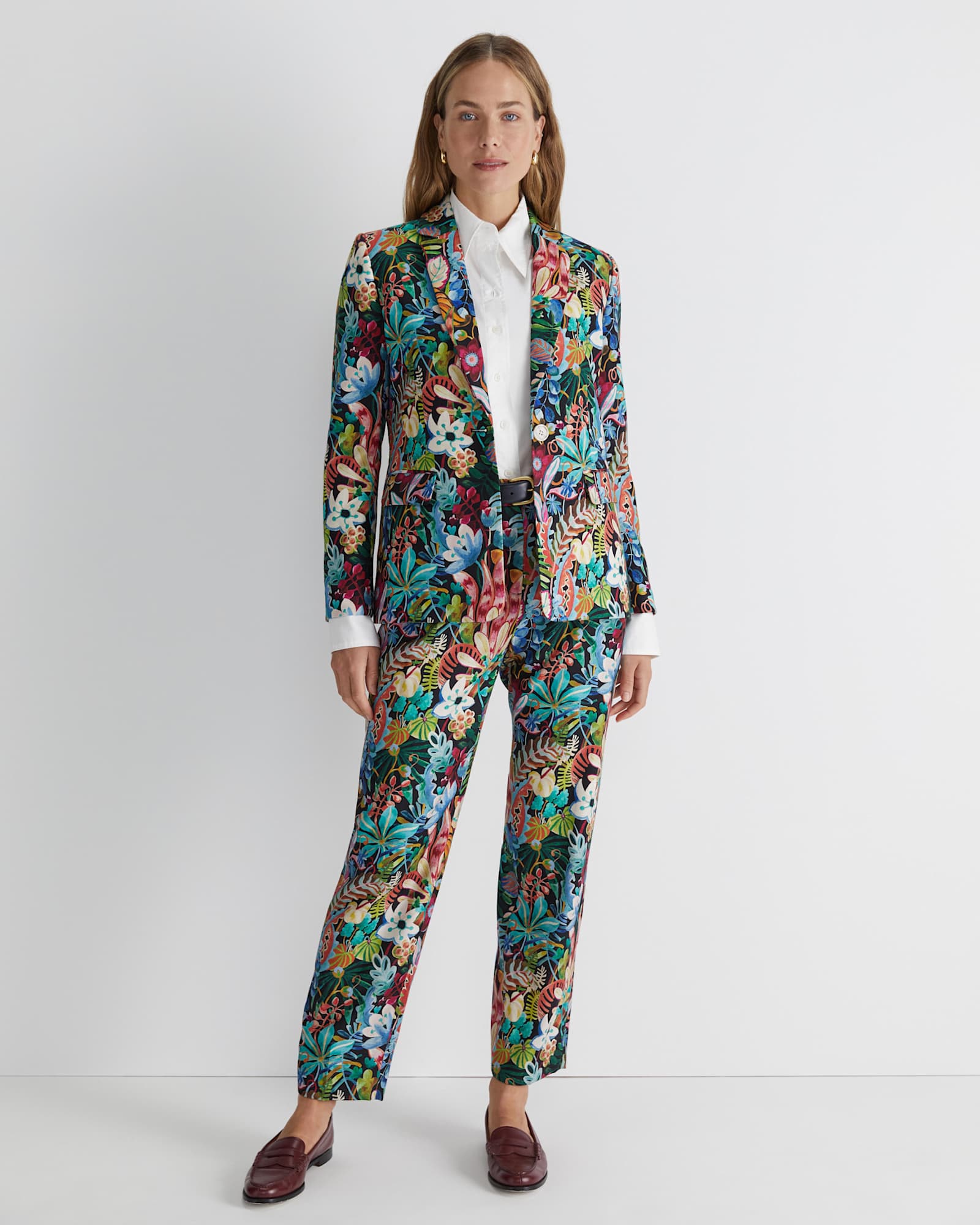 Jungle Liberty Wool Blazer in MULTI
