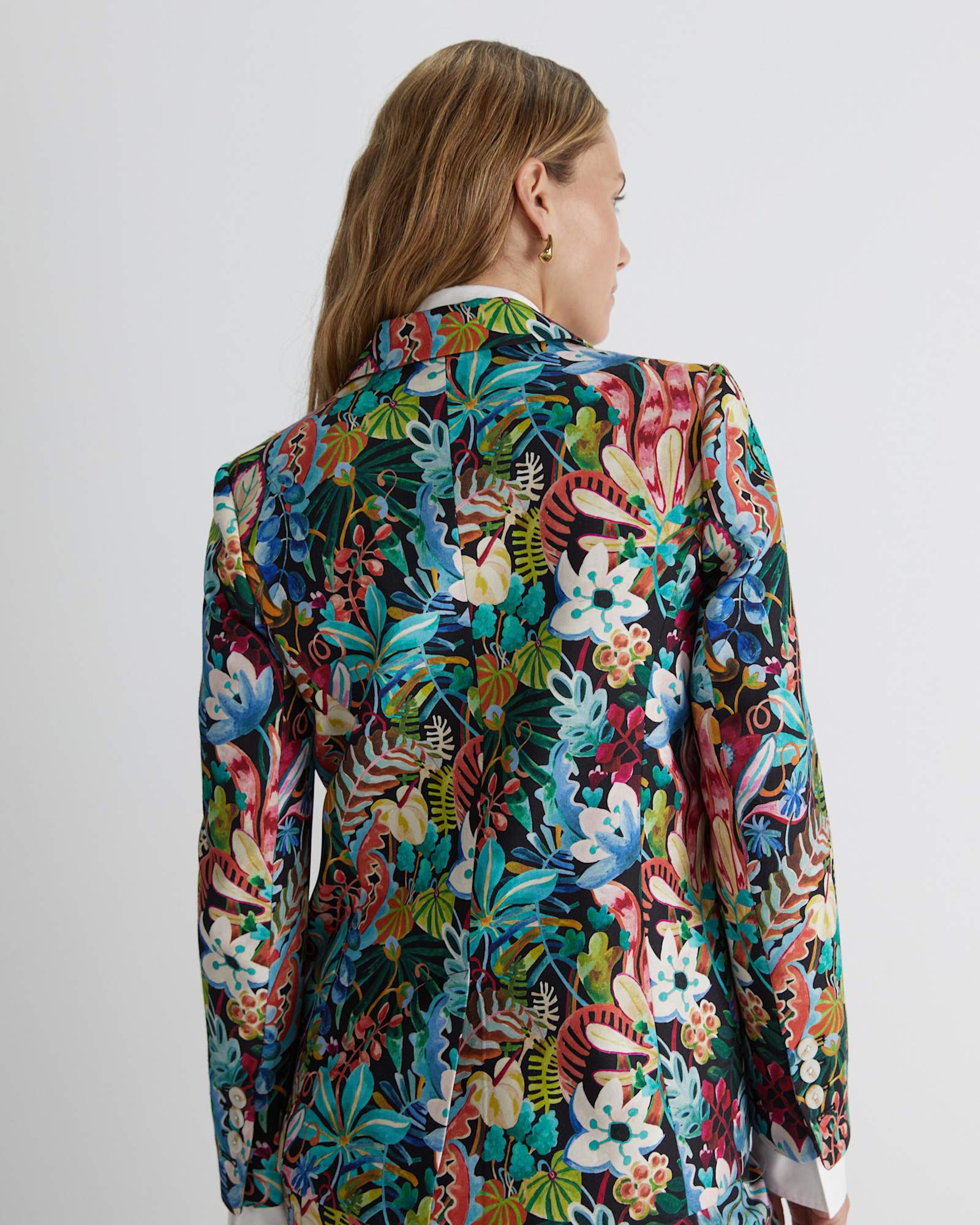 Jungle Liberty Wool Blazer in MULTI