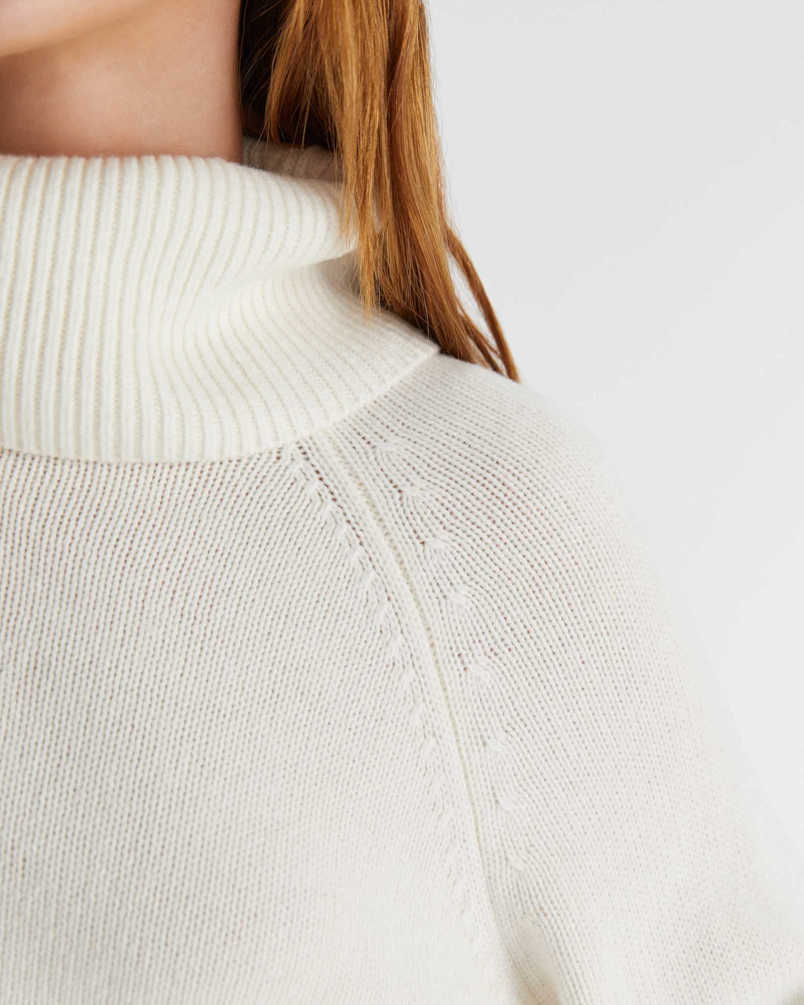 Sunshine Chunky Sweater in WINTER WHITE