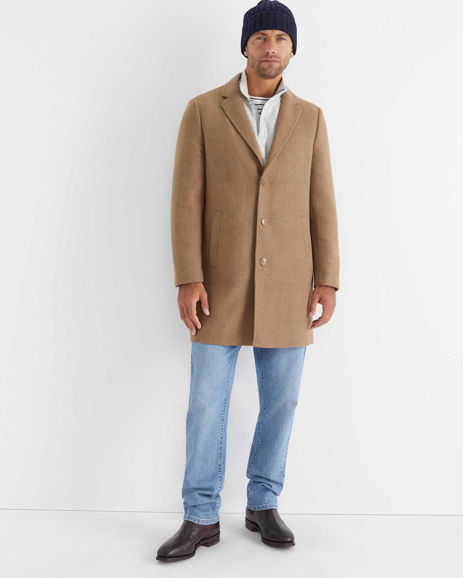 Clayton Melton Wool Jacket in CAMEL