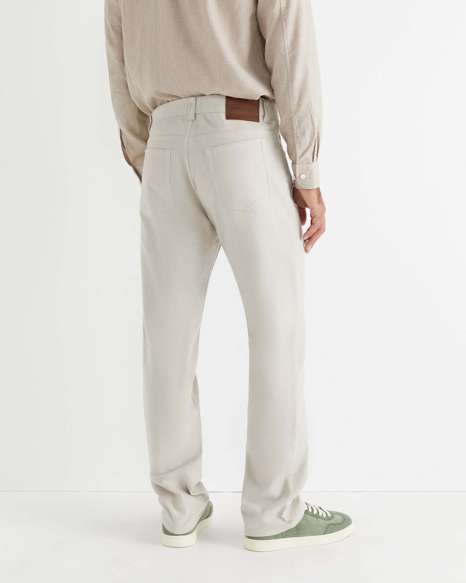 5 Pocket Moleskin Jean in ECRU