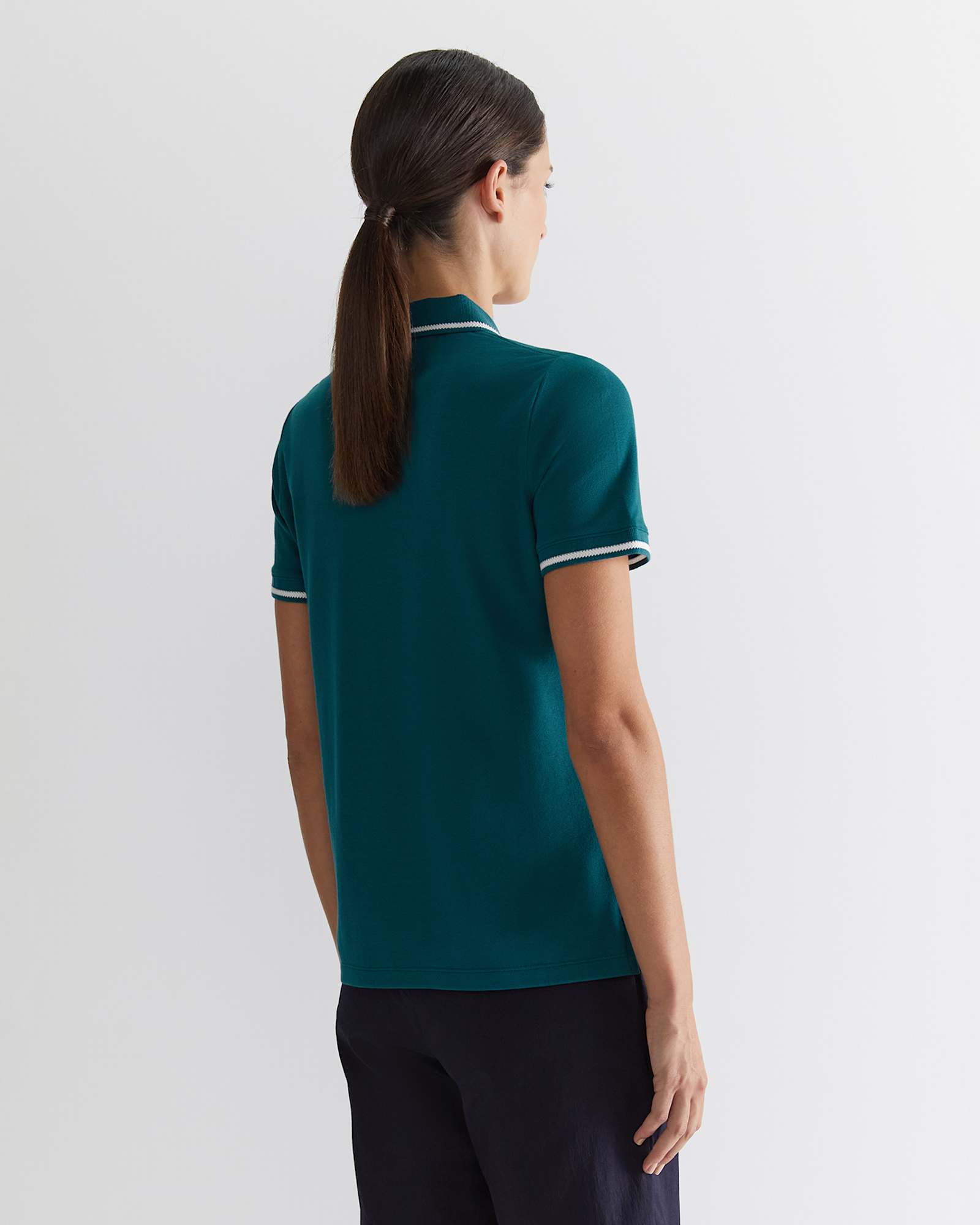 Jodie Pique Polo in TEAL