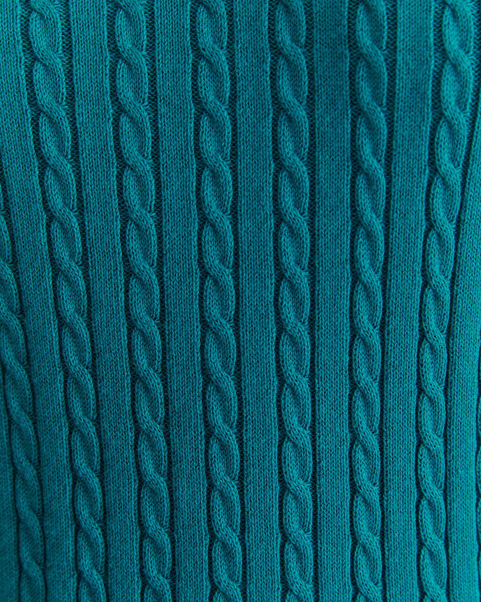 Elka Cable Polo in LIGHT TEAL