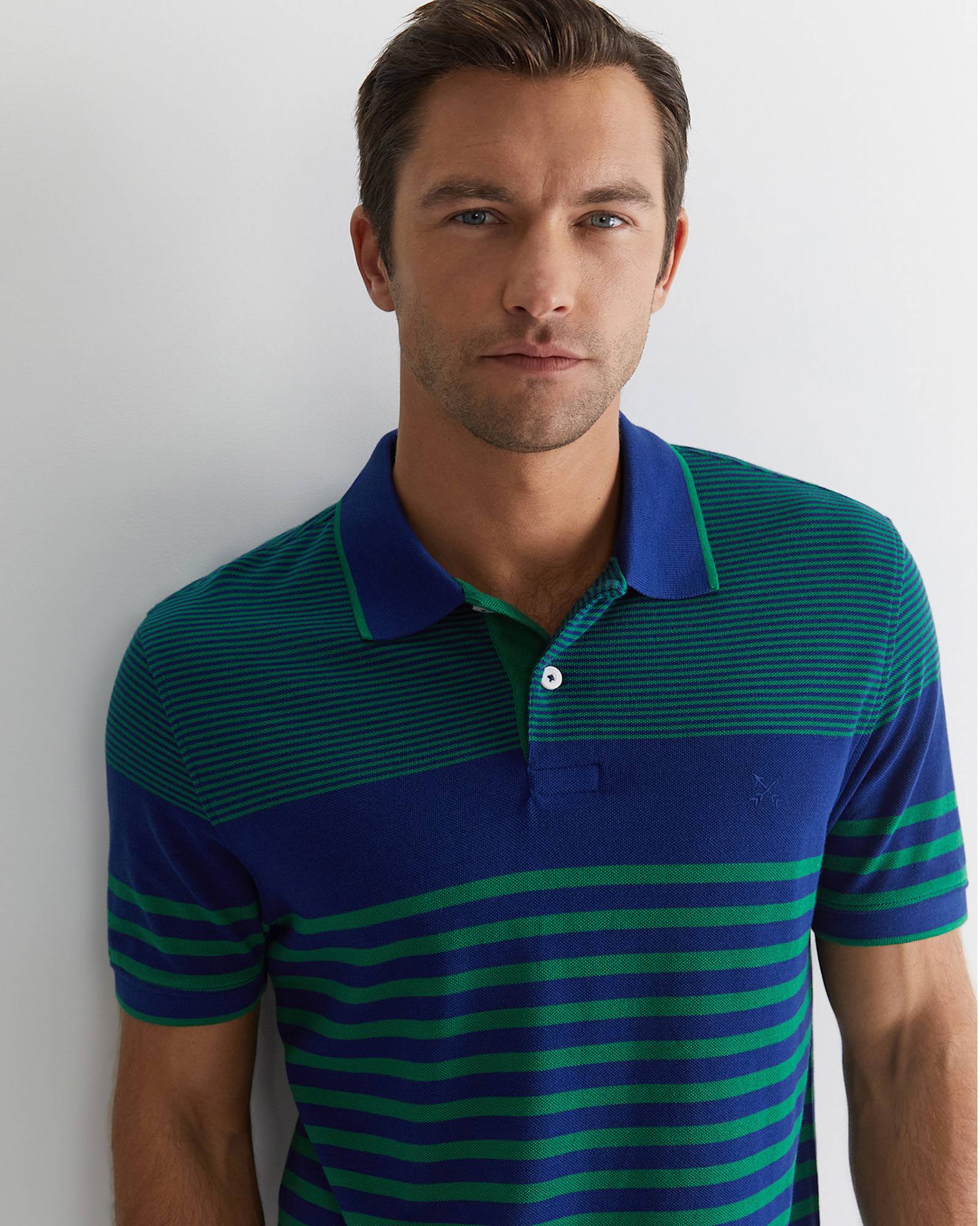 Brookvale Polo in BLUE MULTI