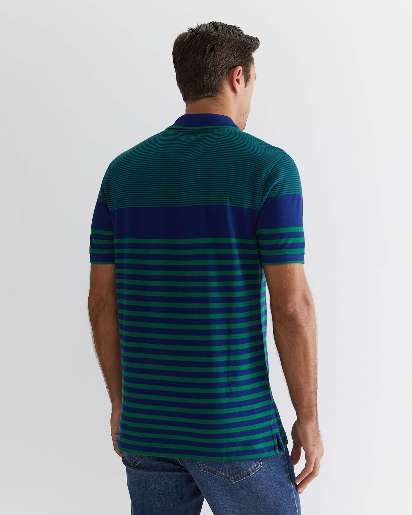 Brookvale Polo in BLUE MULTI