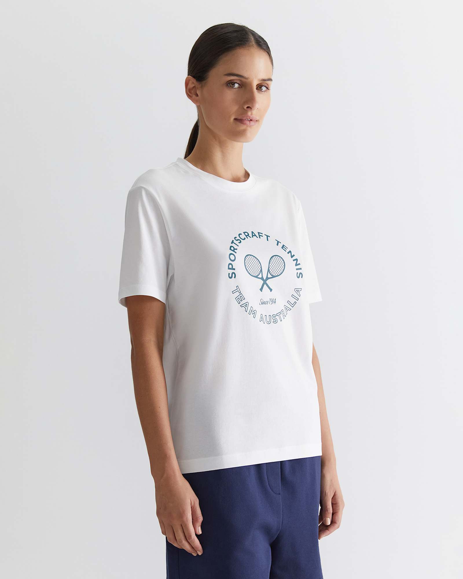 SC Unisex Supporter Tee in WHITE