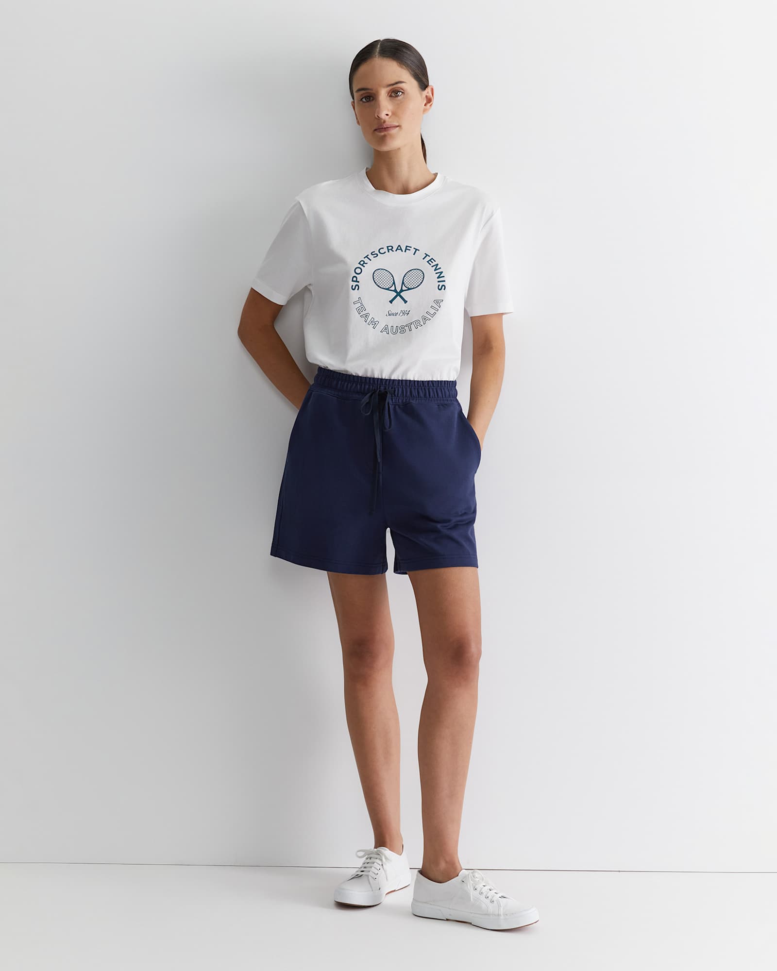 SC Unisex Supporter Tee in WHITE