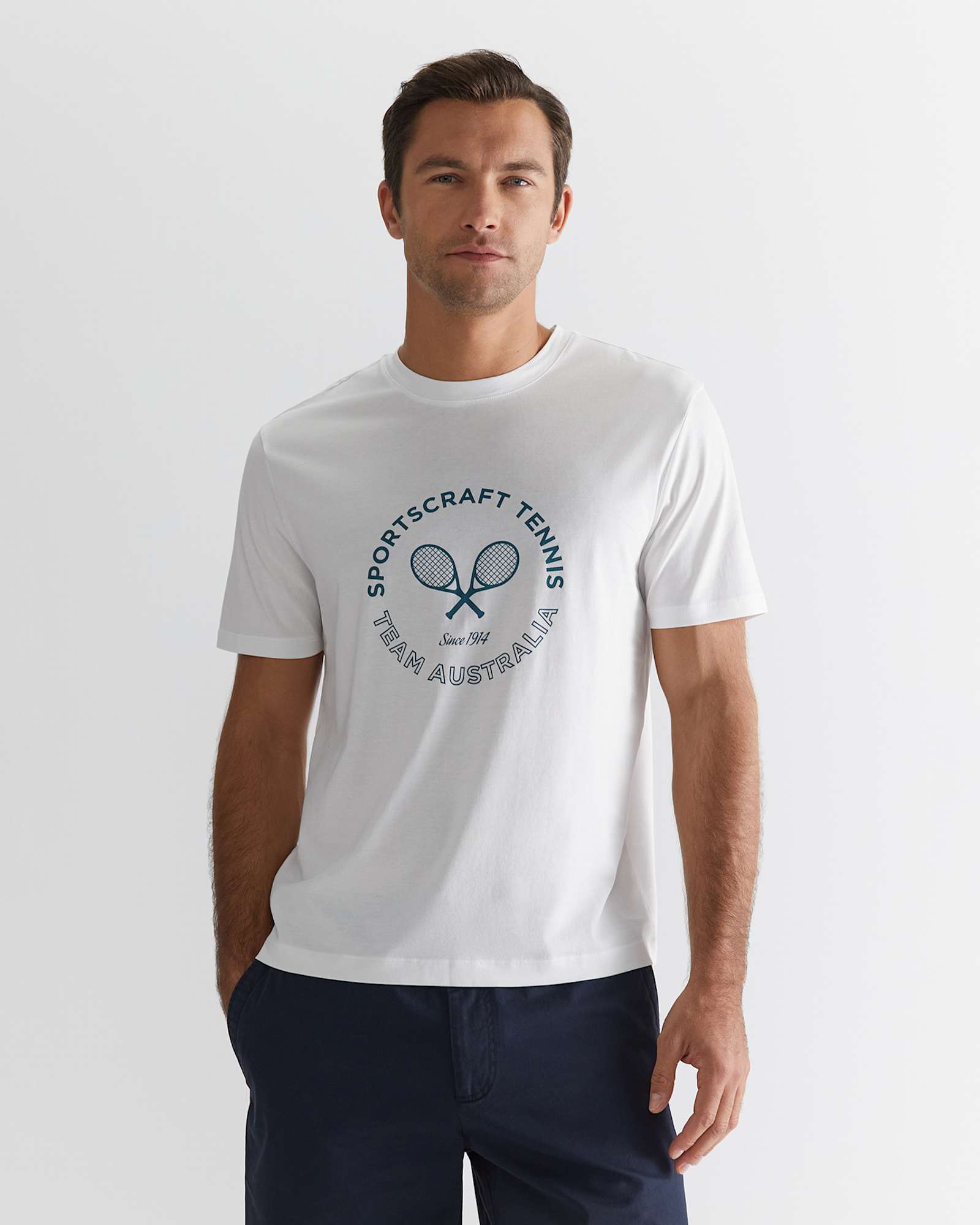 SC Unisex Supporter Tee in WHITE