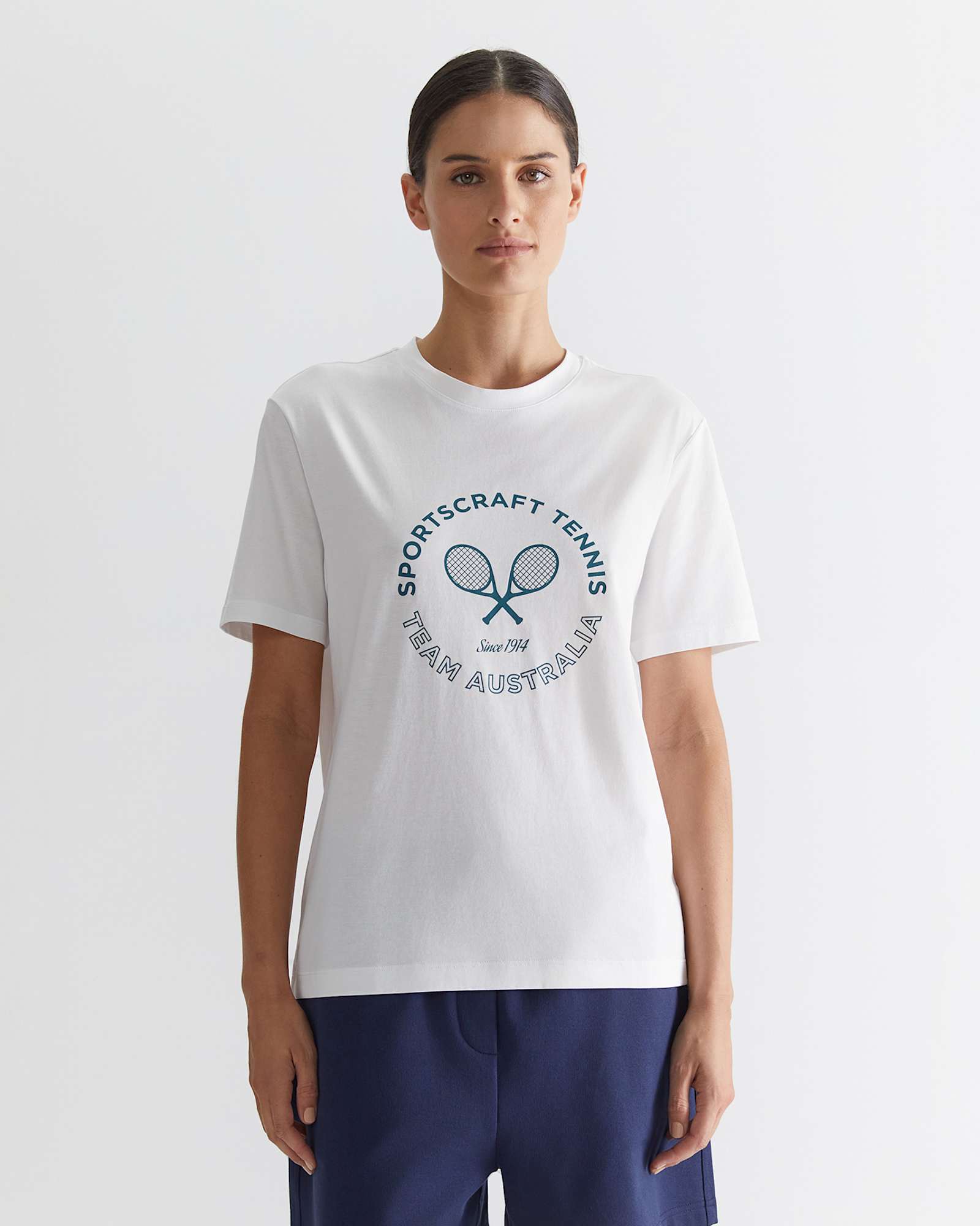 SC Unisex Supporter Tee in WHITE
