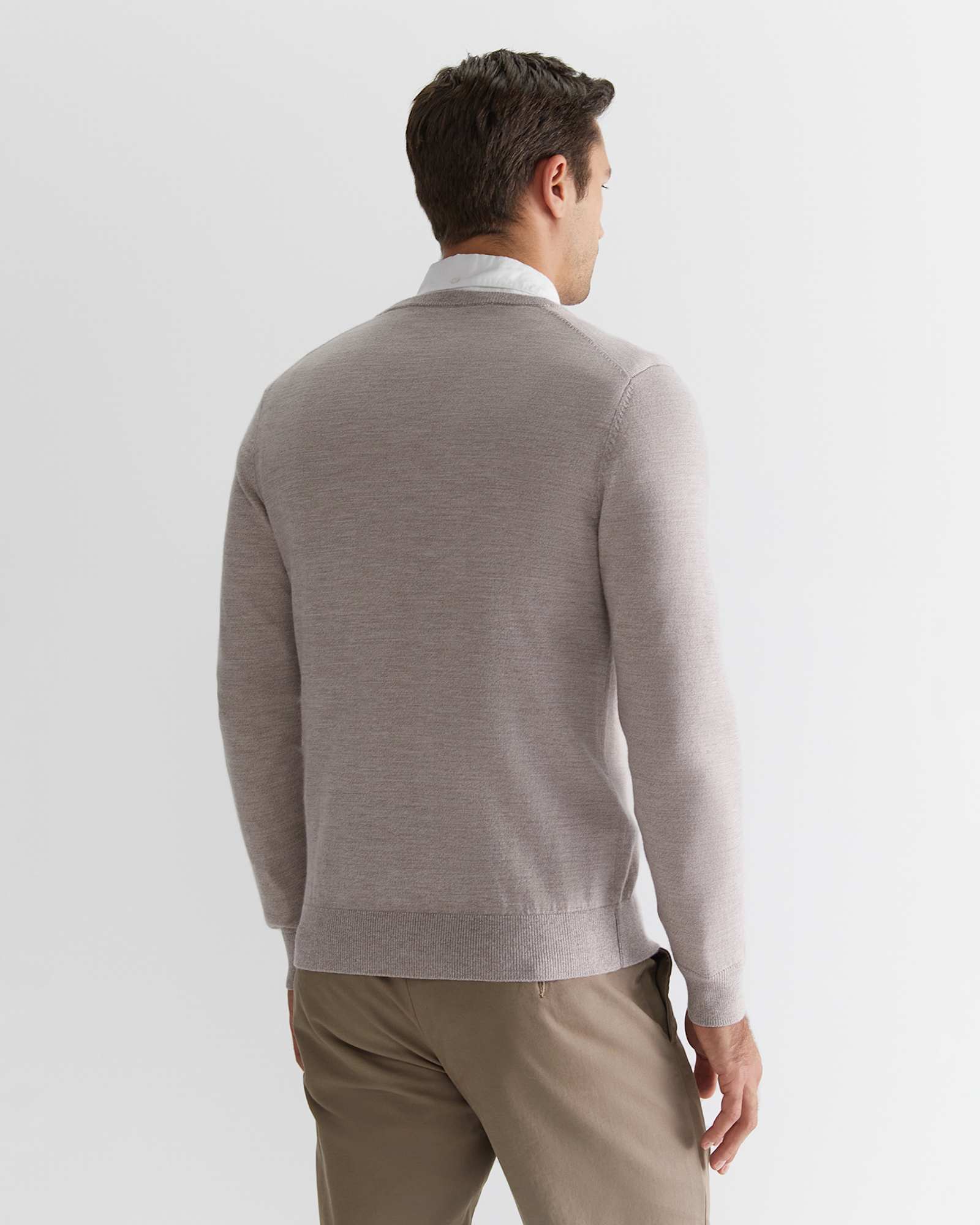 Merino V-Neck Knit in MALT