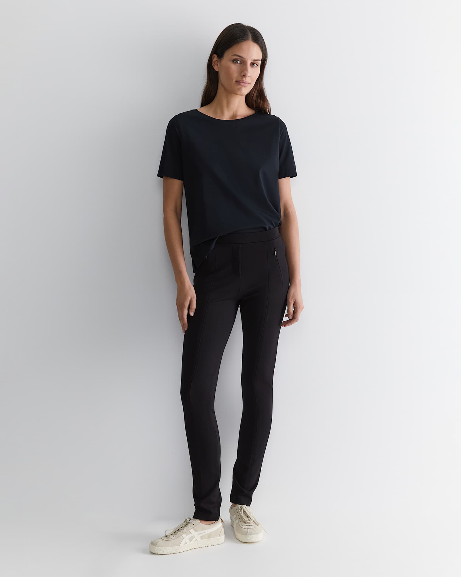 Esme Ponte Pant in BLACK
