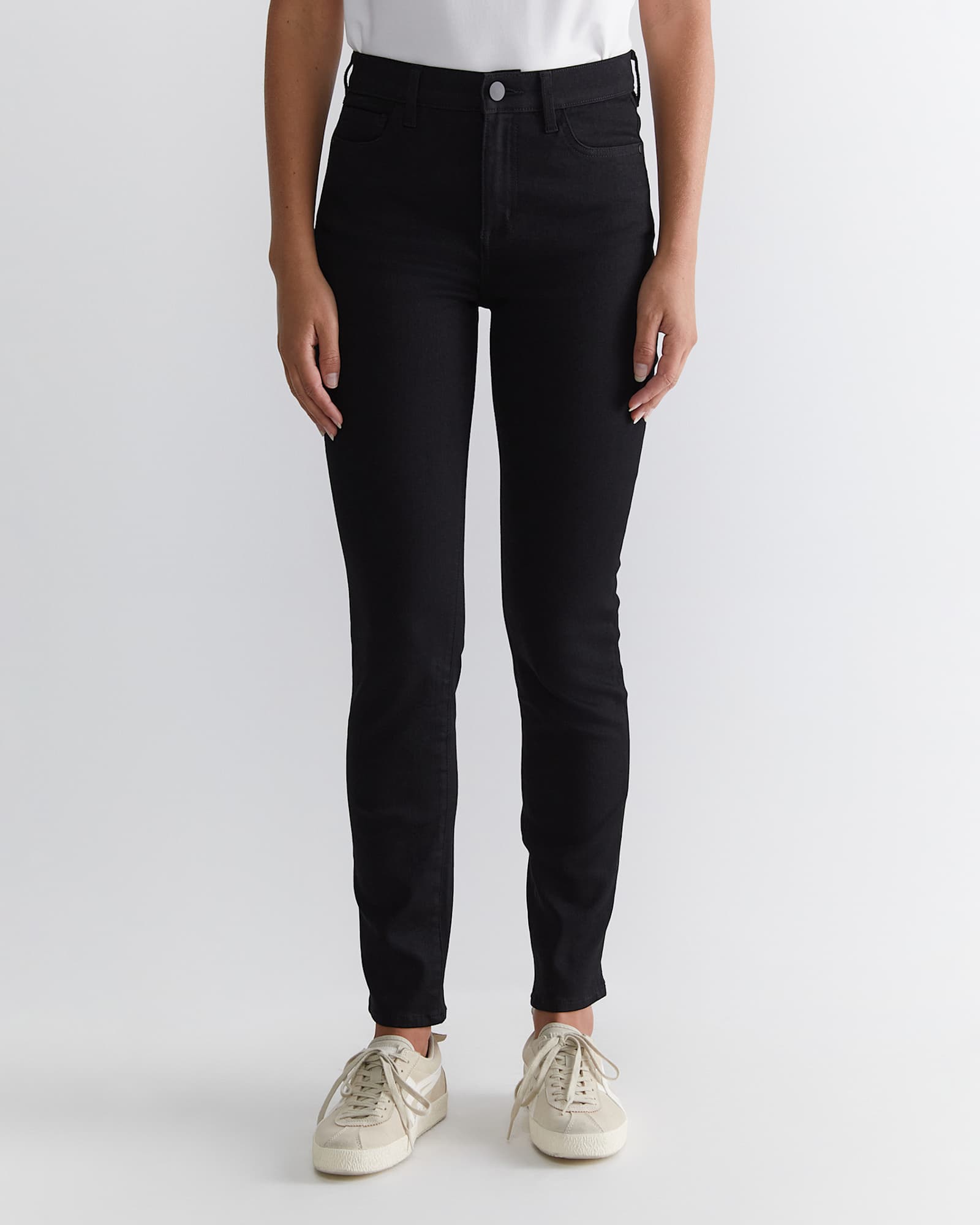 Jackie High Waist Skinny Jean in BLACK