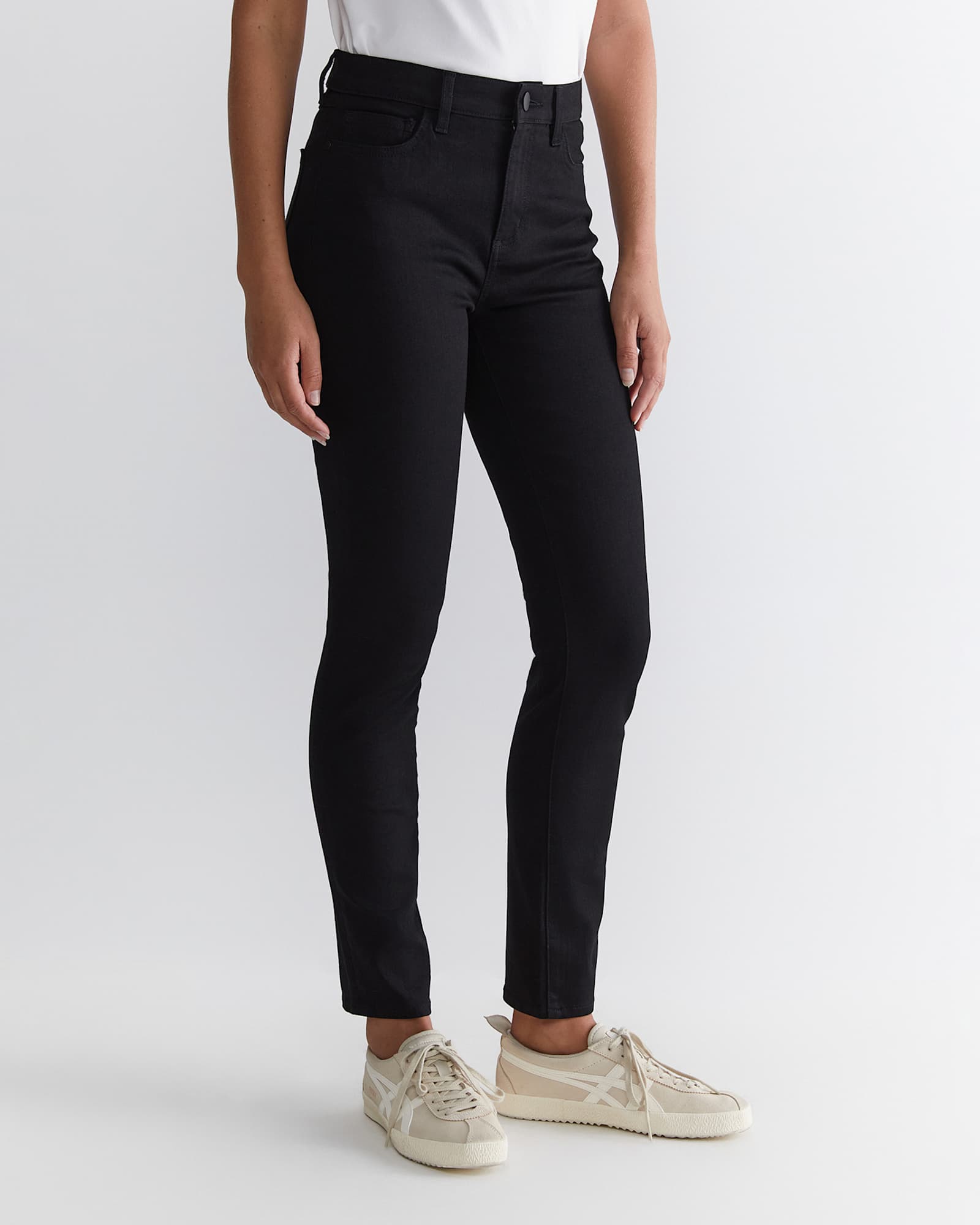 Jackie High Waist Skinny Jean in BLACK