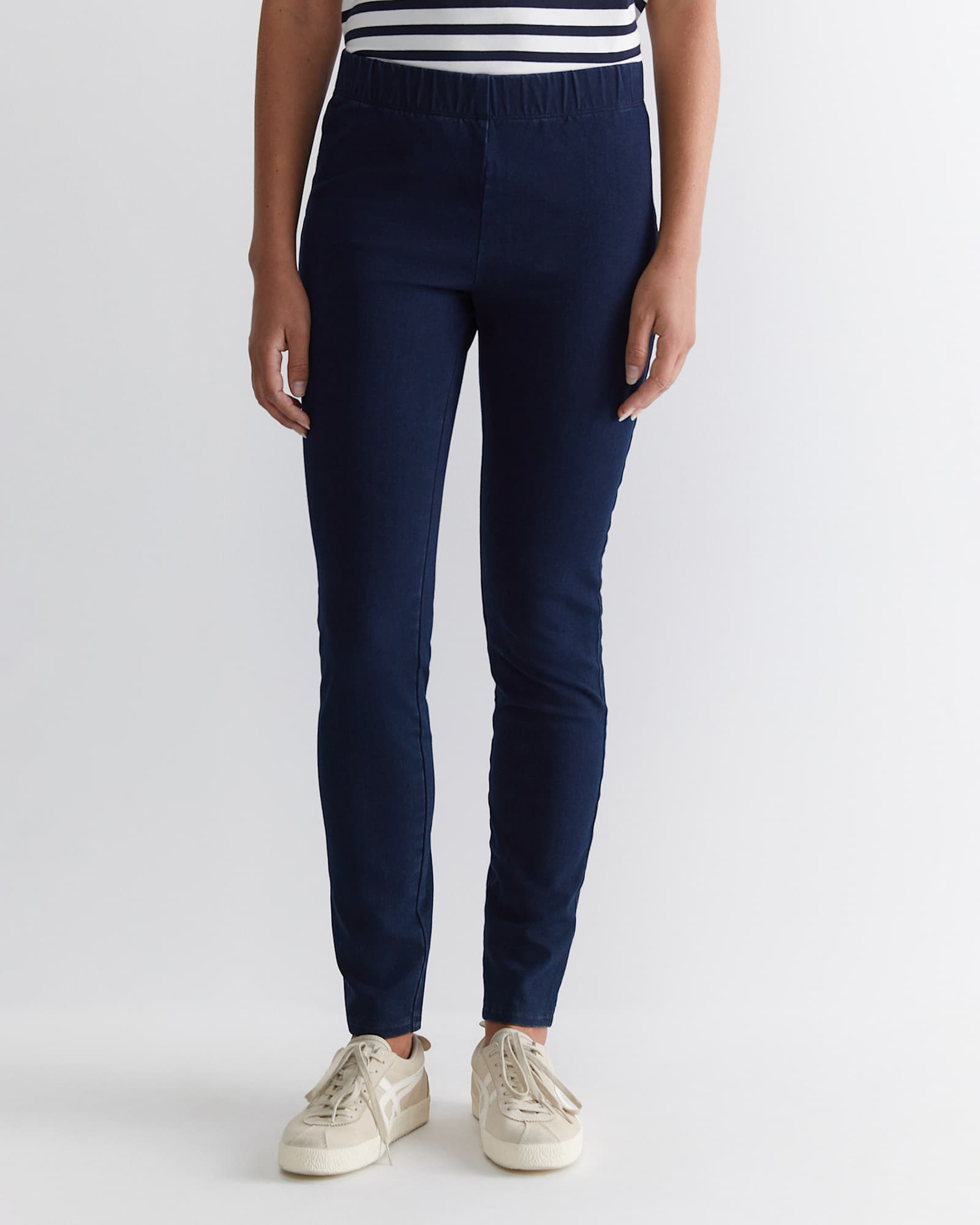 Felicity Denim Pull On Pant in INDIGO