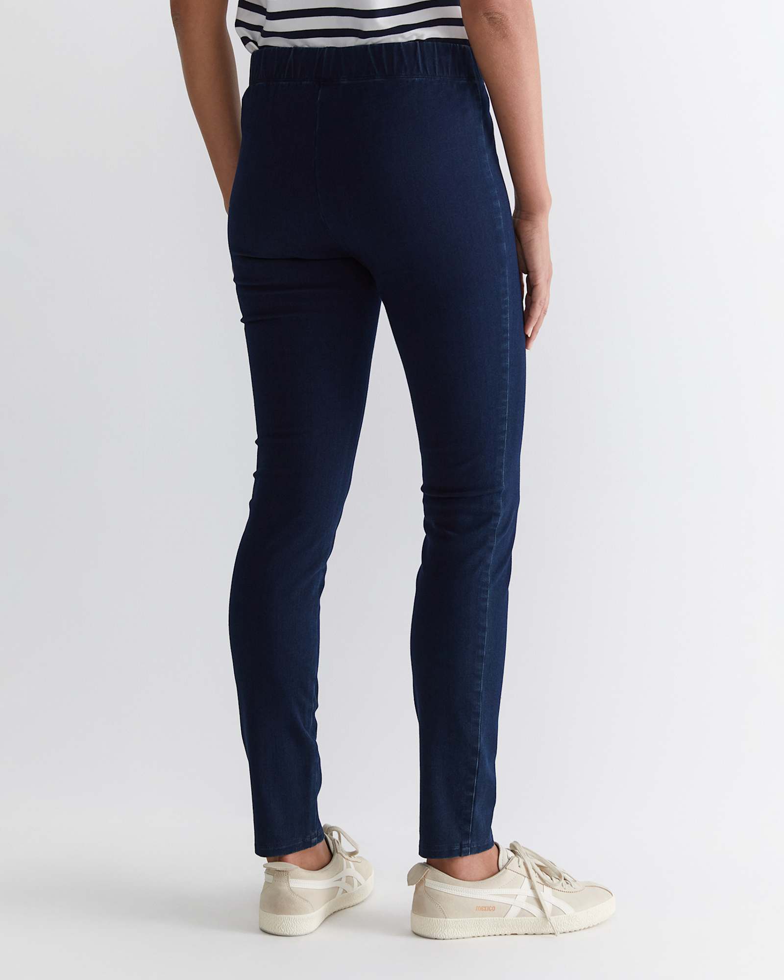 Felicity Denim Pull On Pant in INDIGO