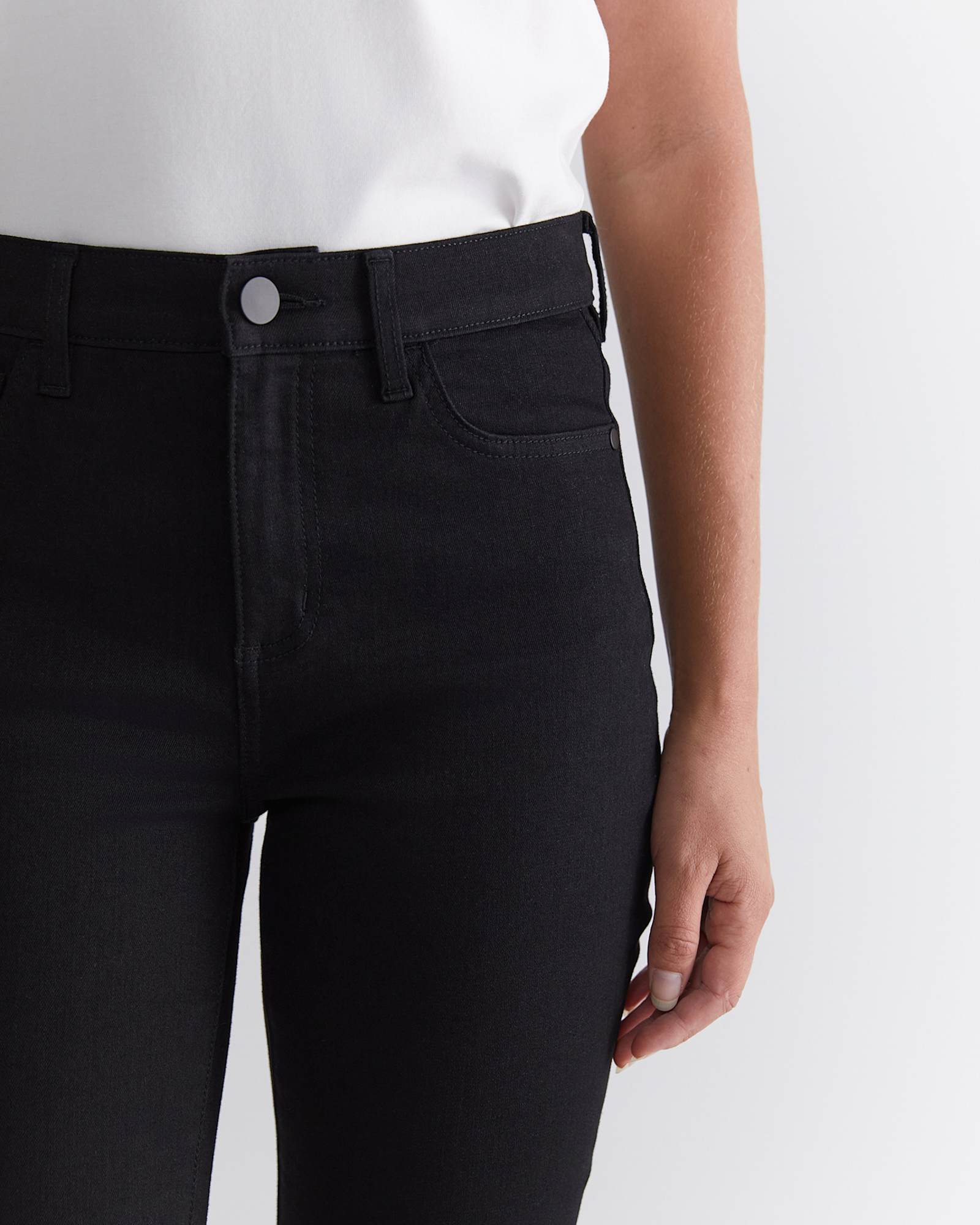 Jackie High Waist Skinny Jean in BLACK