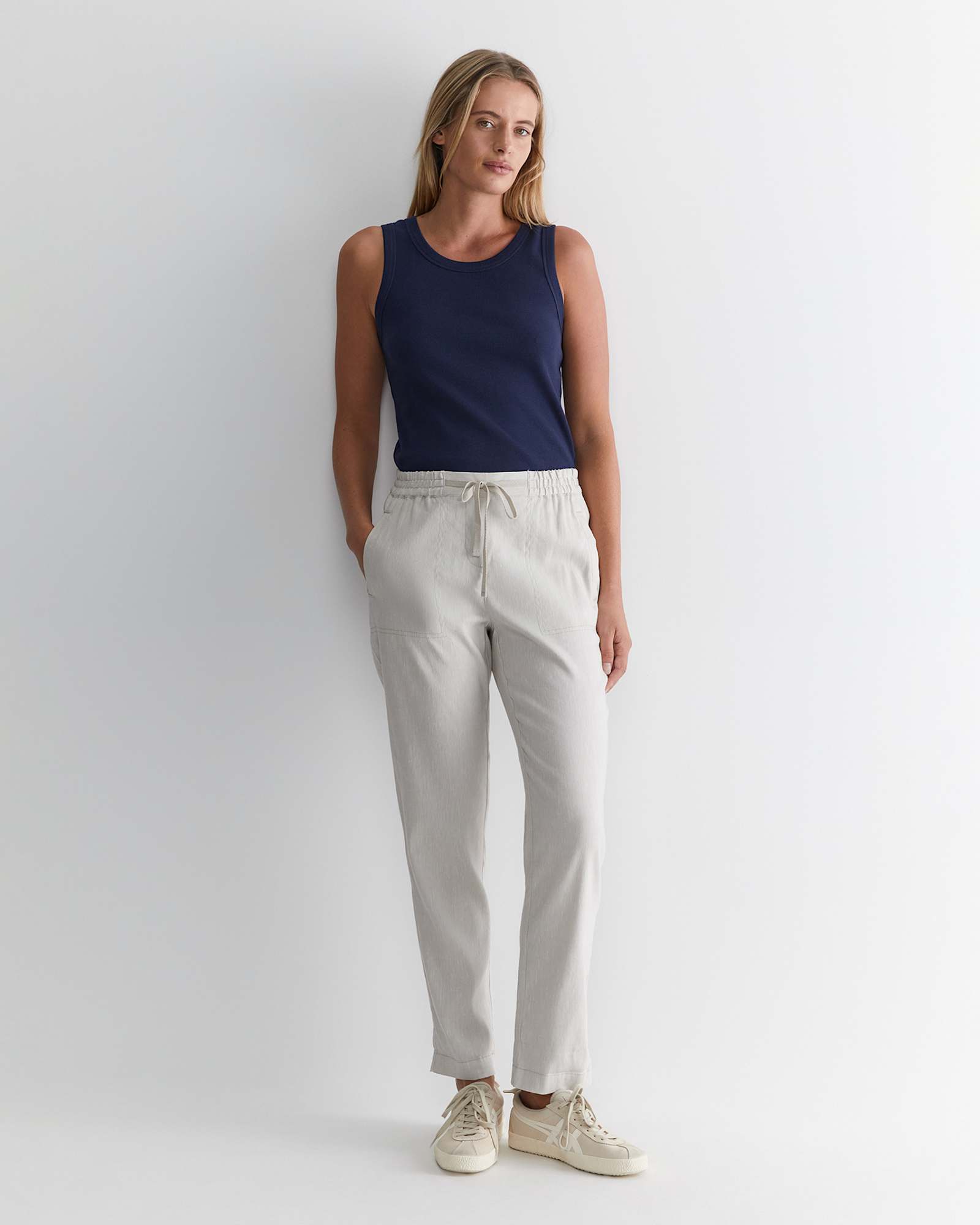 Rosa Linen Pant in NATURAL