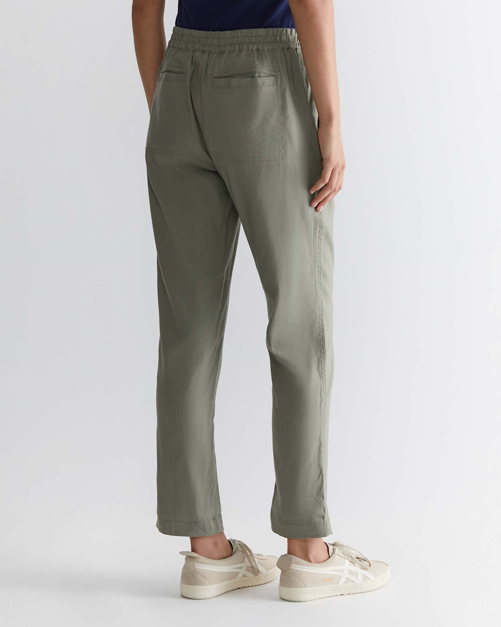 Rosa Linen Pant in KHAKI