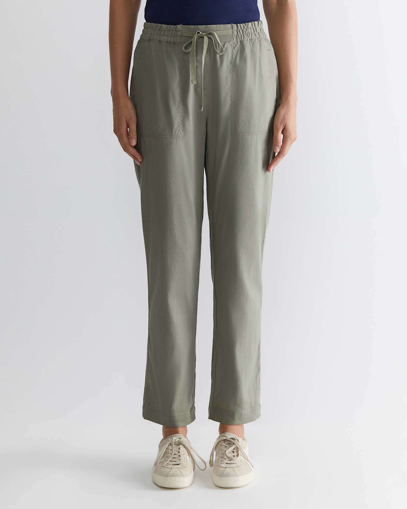 Rosa Linen Pant in KHAKI