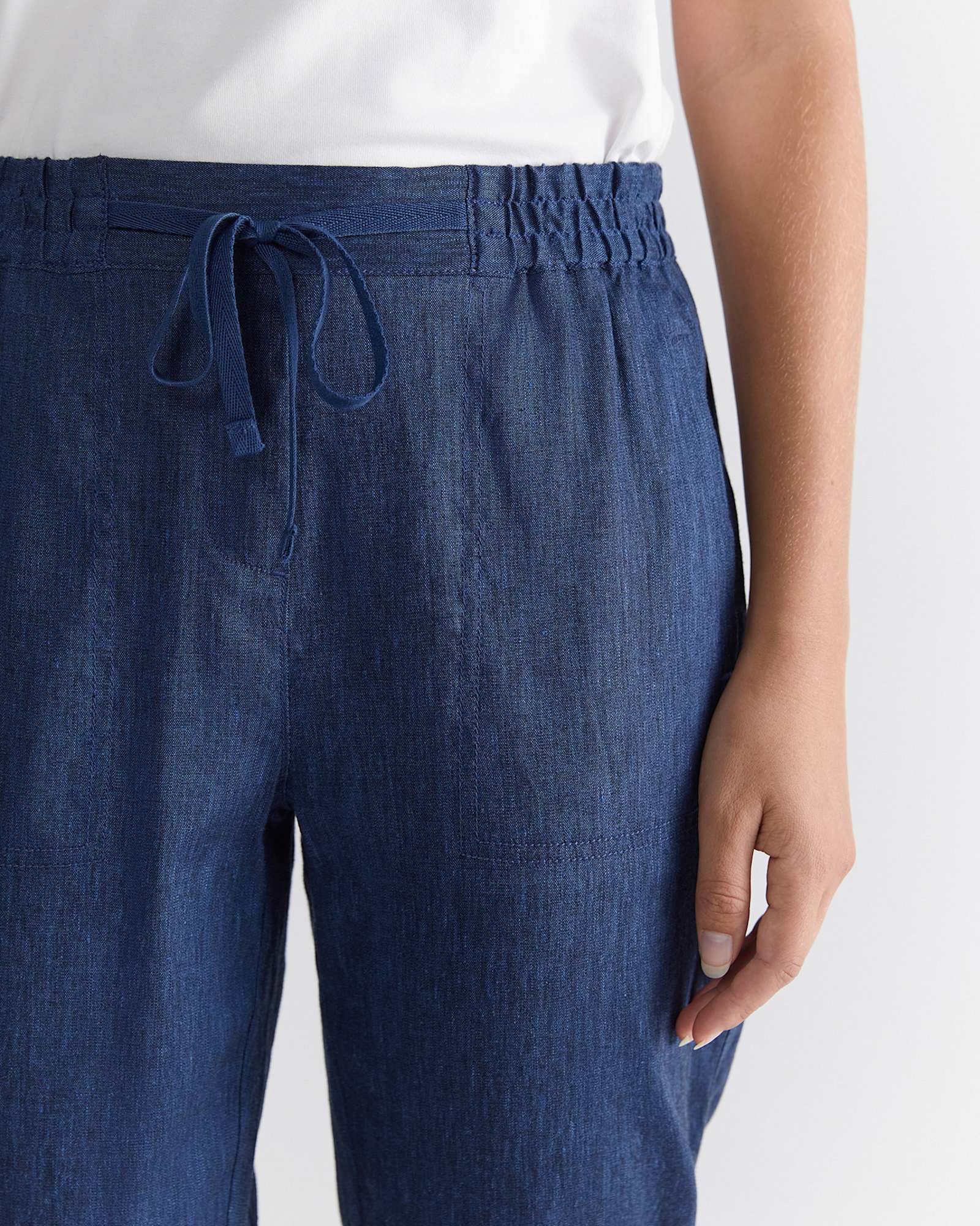 Rosa Linen Pant in INDIGO