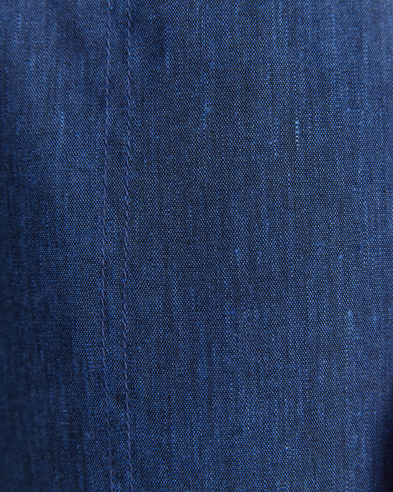 Rosa Crop Linen Pant in INDIGO