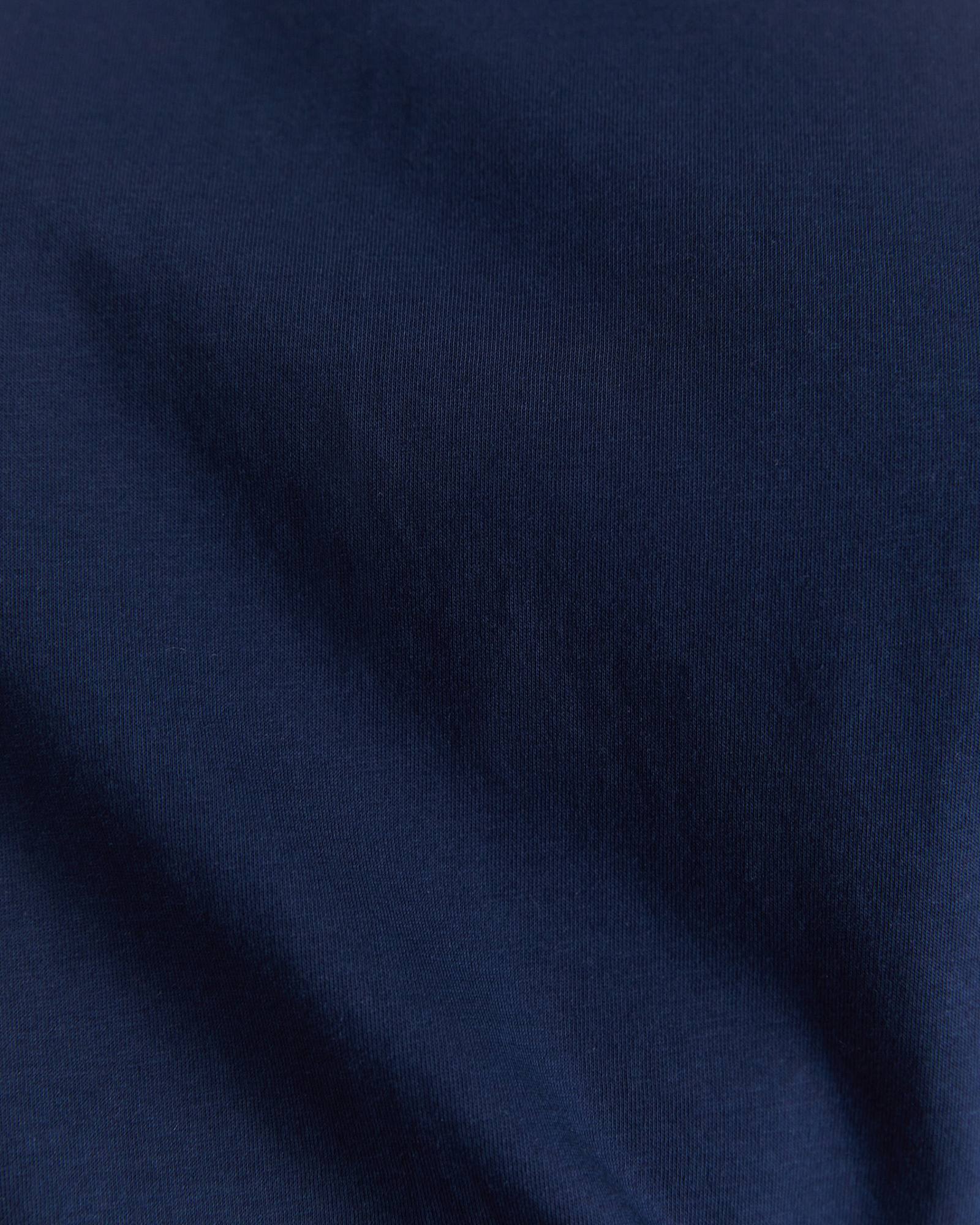 Mercerised Cotton Tee in NAVY