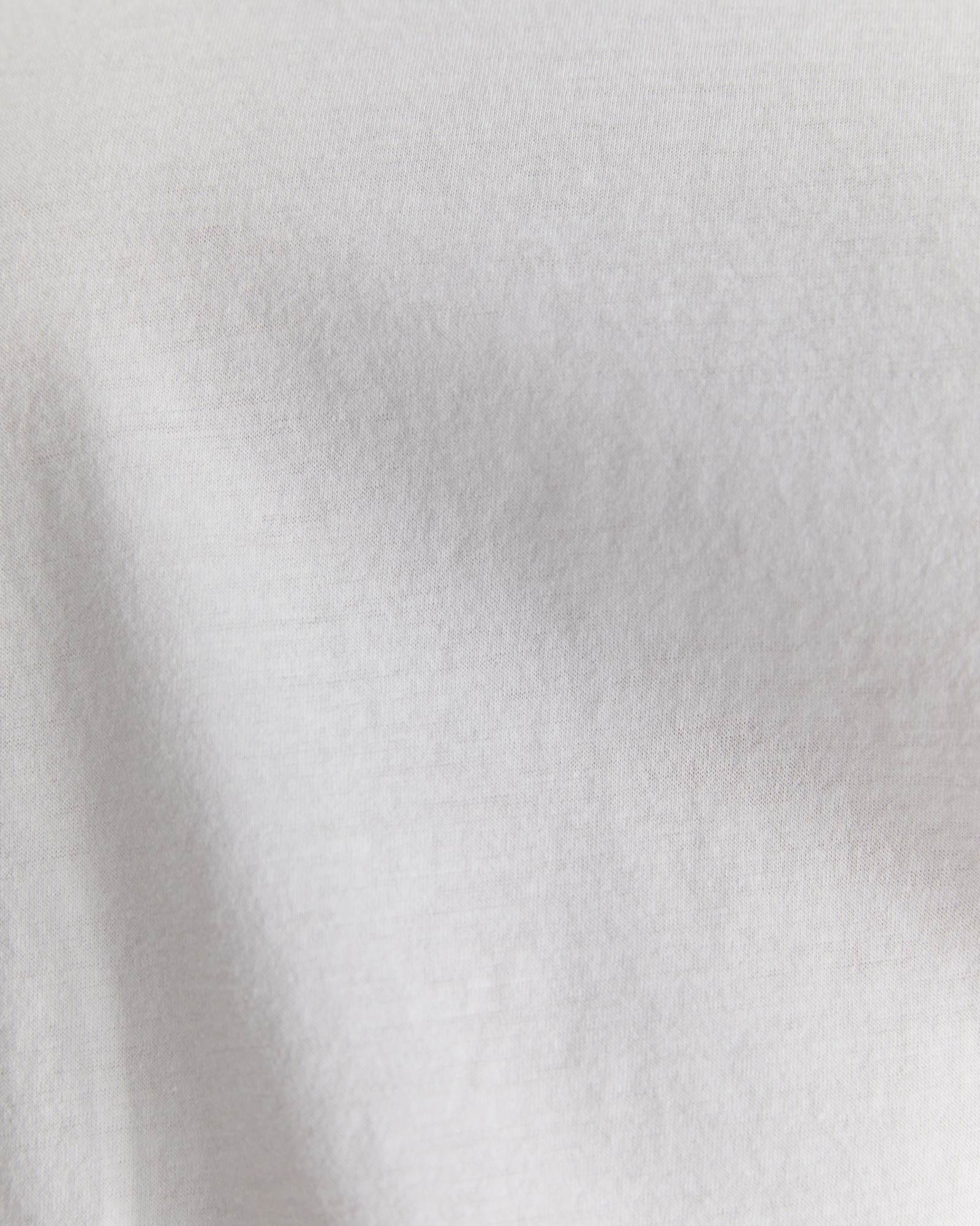 Mercerised Cotton Tee in WHITE