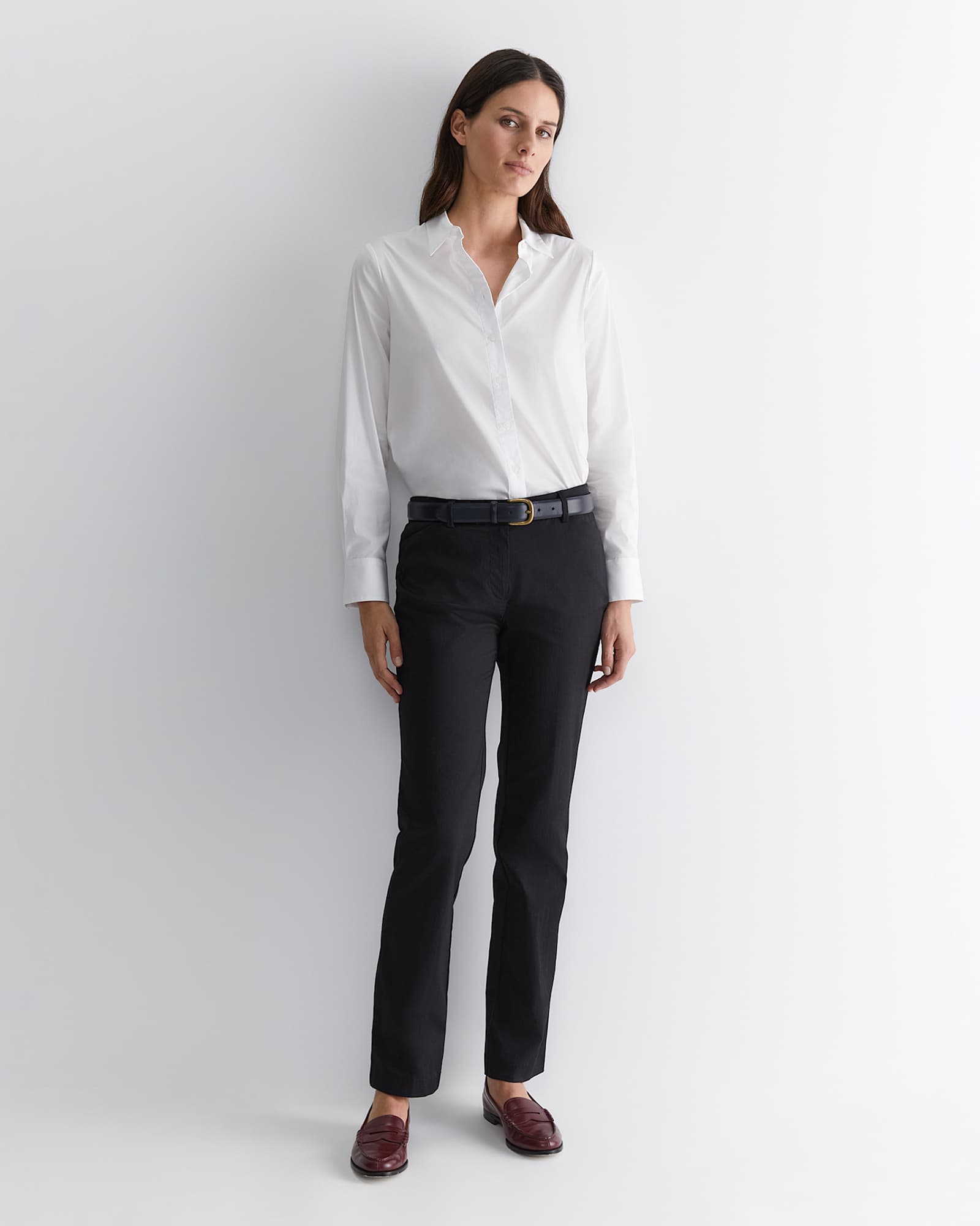 Georgina Relaxed Shirt in WHITE