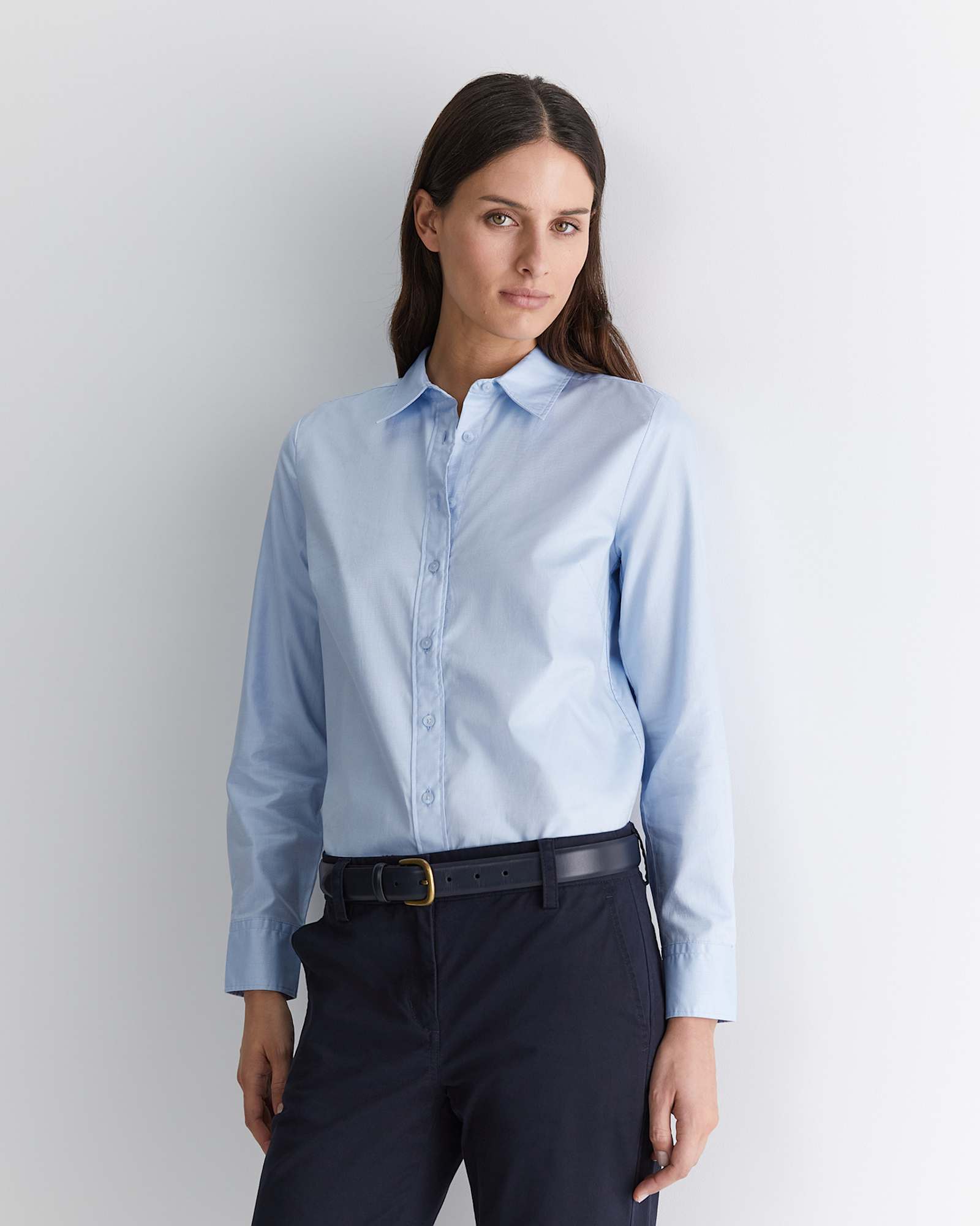 Emily Oxford Shirt in BLUE