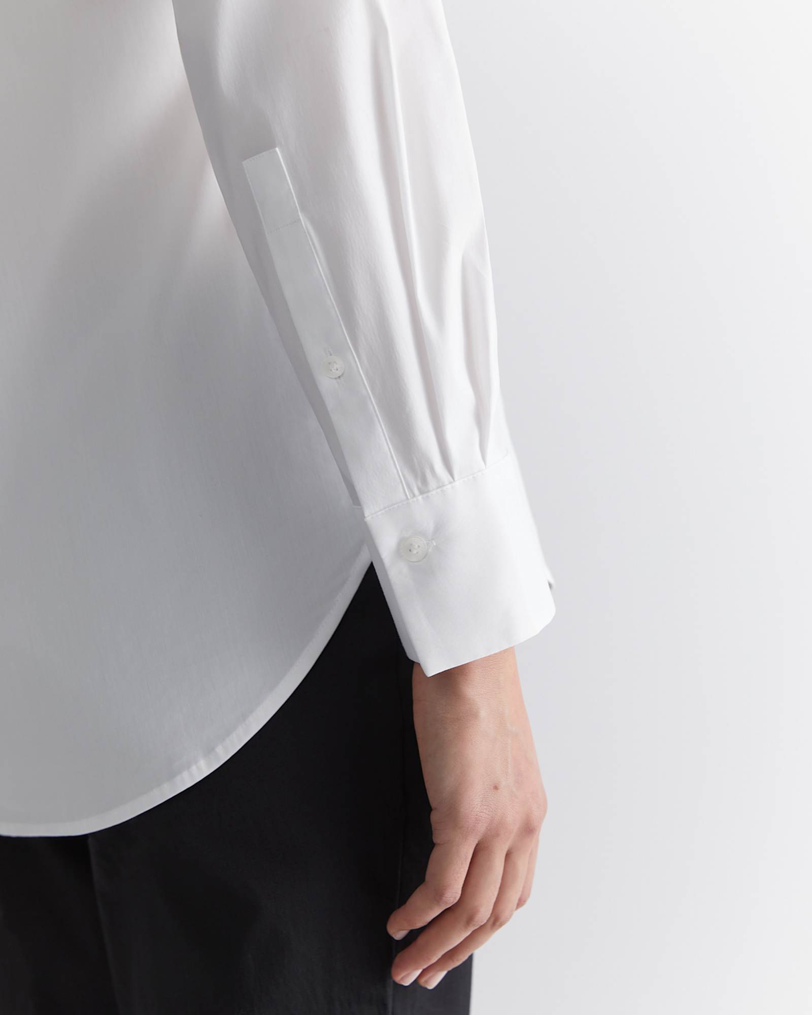 Georgina Relaxed Shirt in WHITE