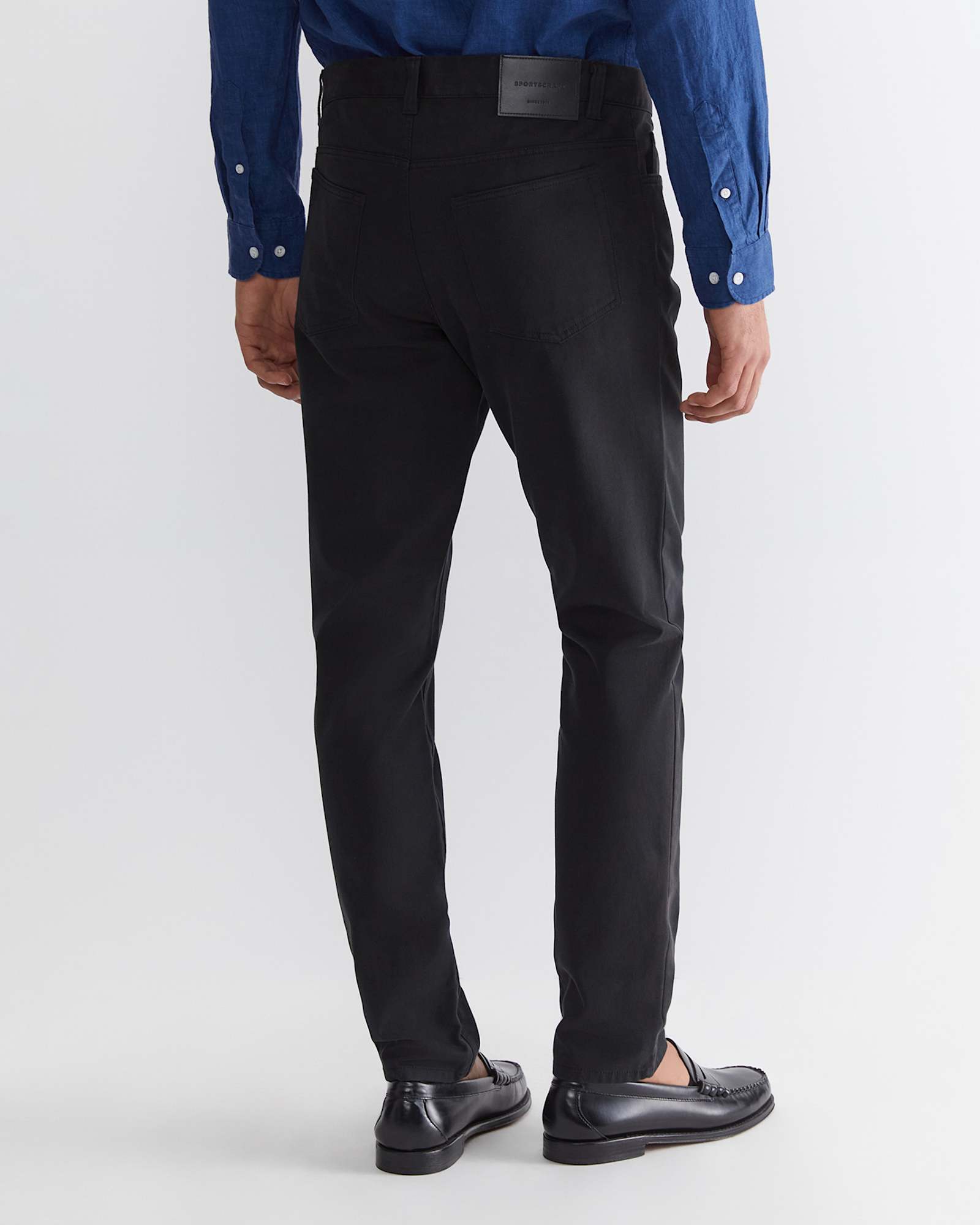 Tapered Bedford Jean in BLACK