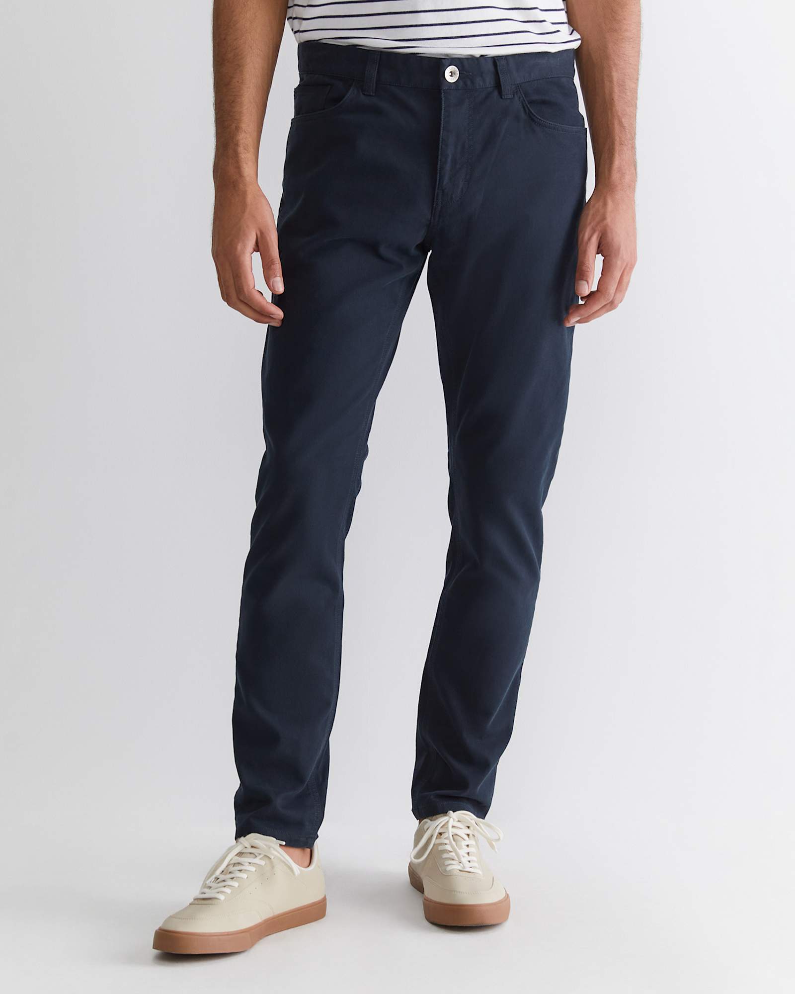 Tapered Bedford Jean in FRENCH NAVY