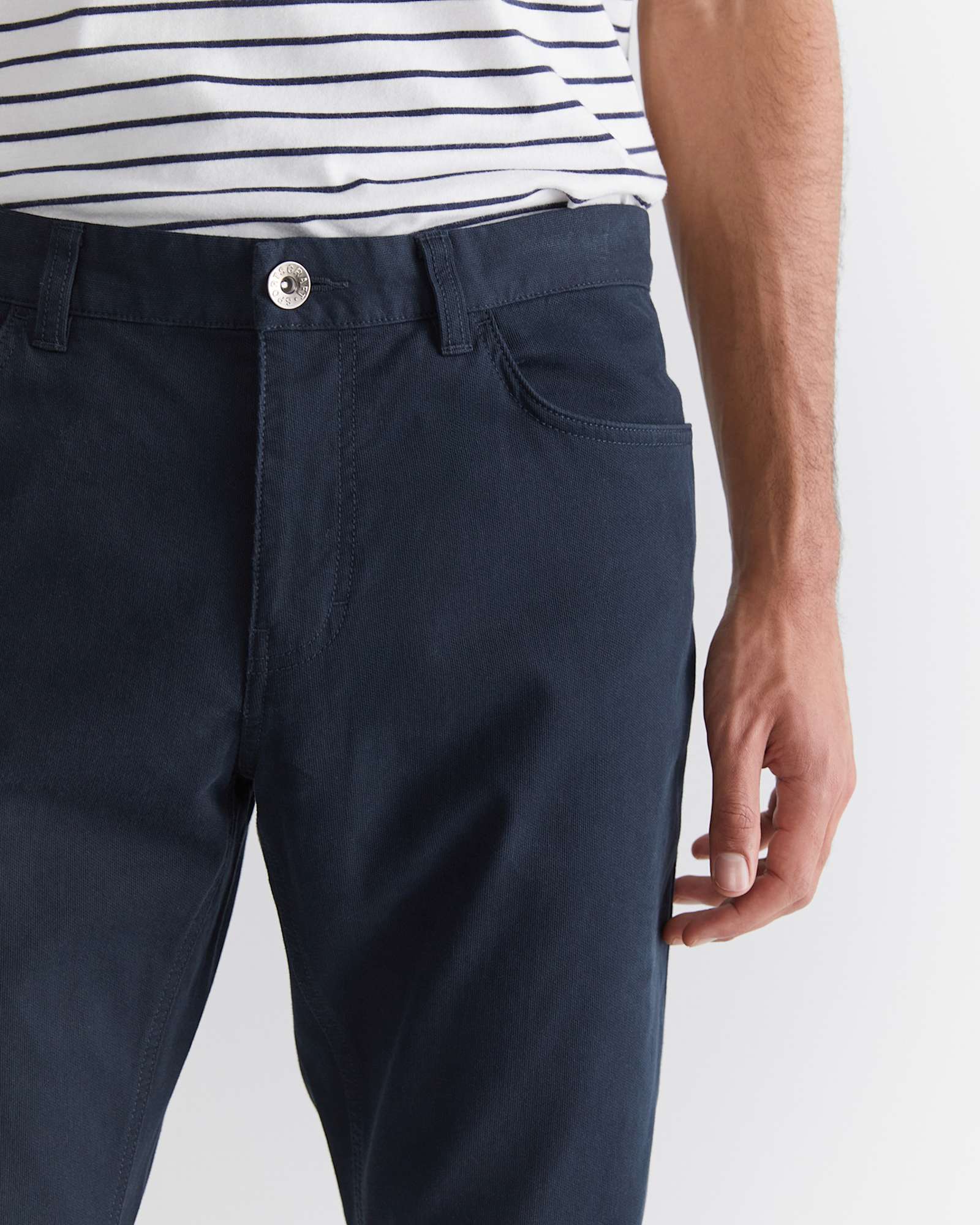 Tapered Bedford Jean in FRENCH NAVY