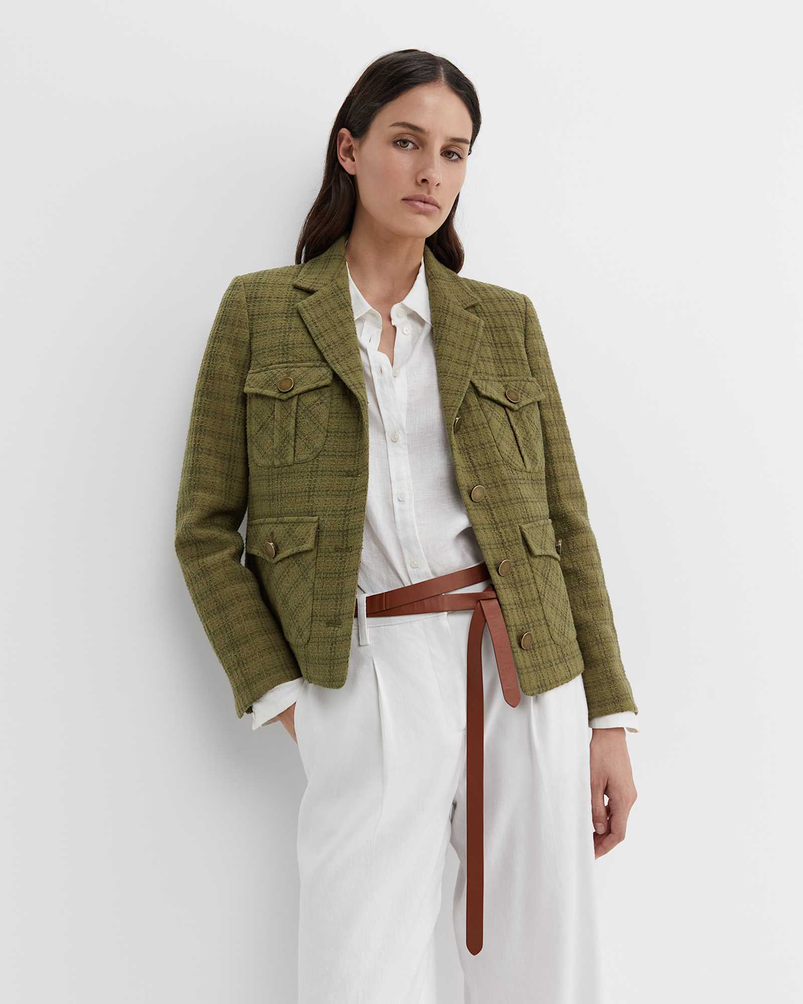 Elena Lady Jacket in KHAKI