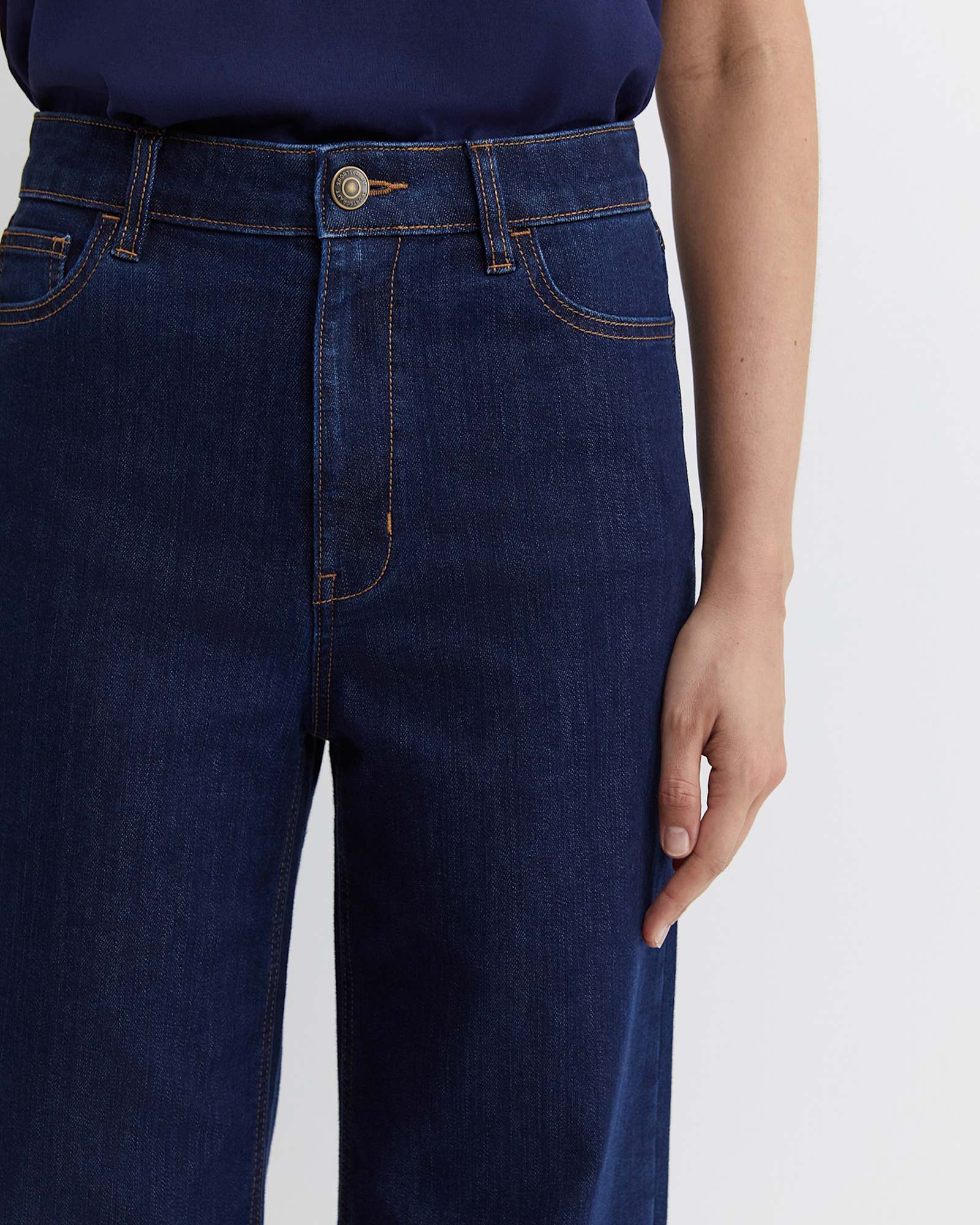 Alyse Wide Leg Jean in DARK WASH