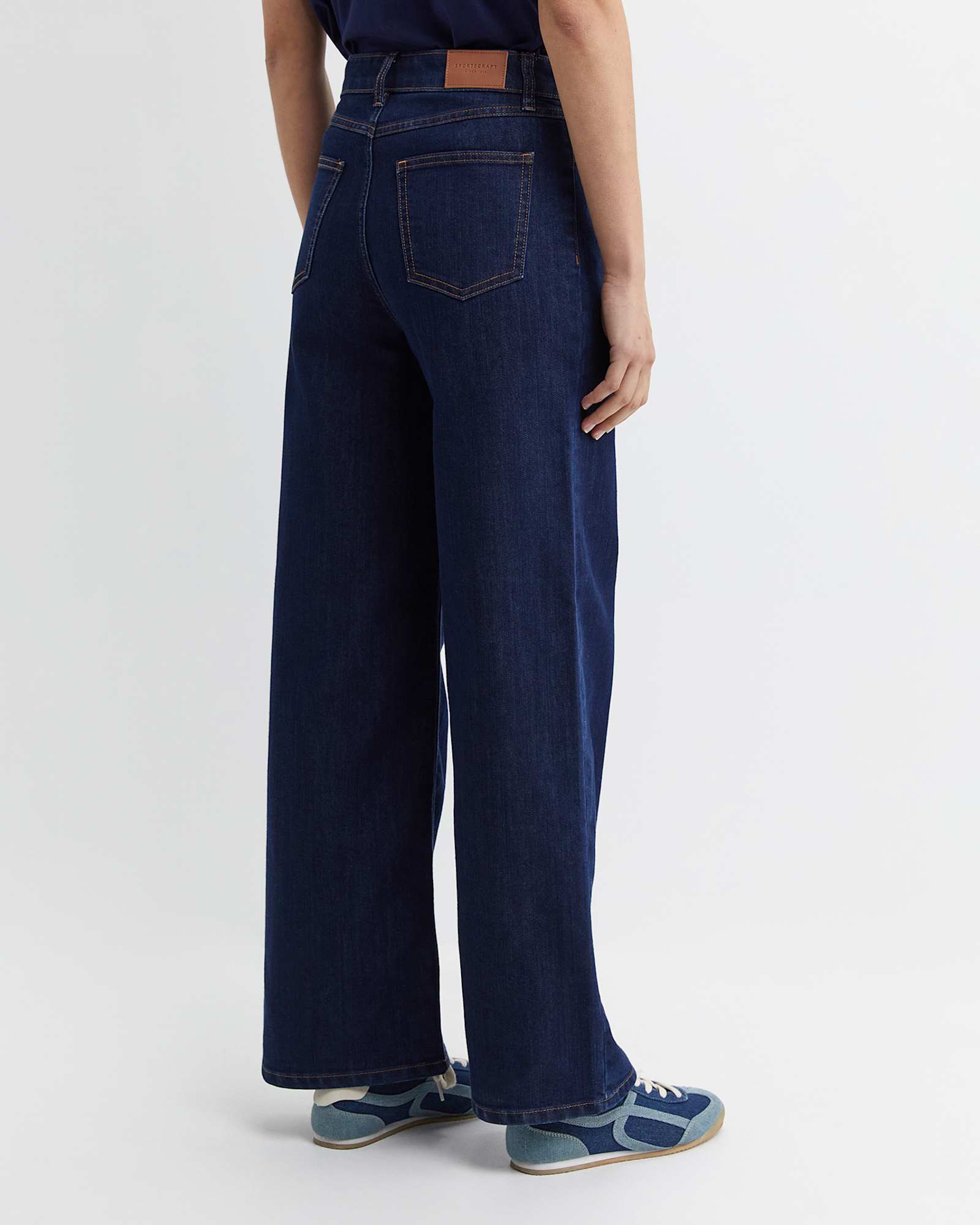 Alyse Wide Leg Jean in DARK WASH