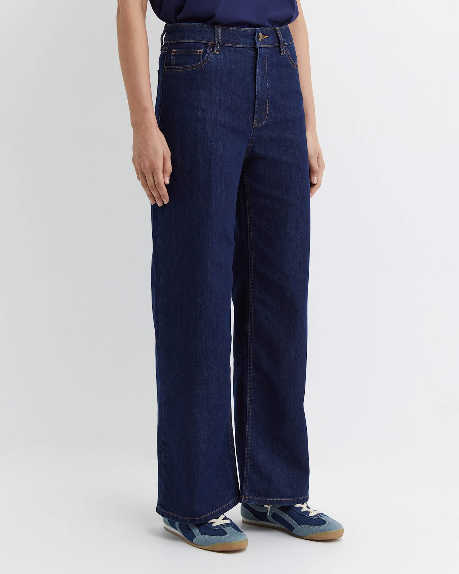 Alyse Wide Leg Jean in DARK WASH