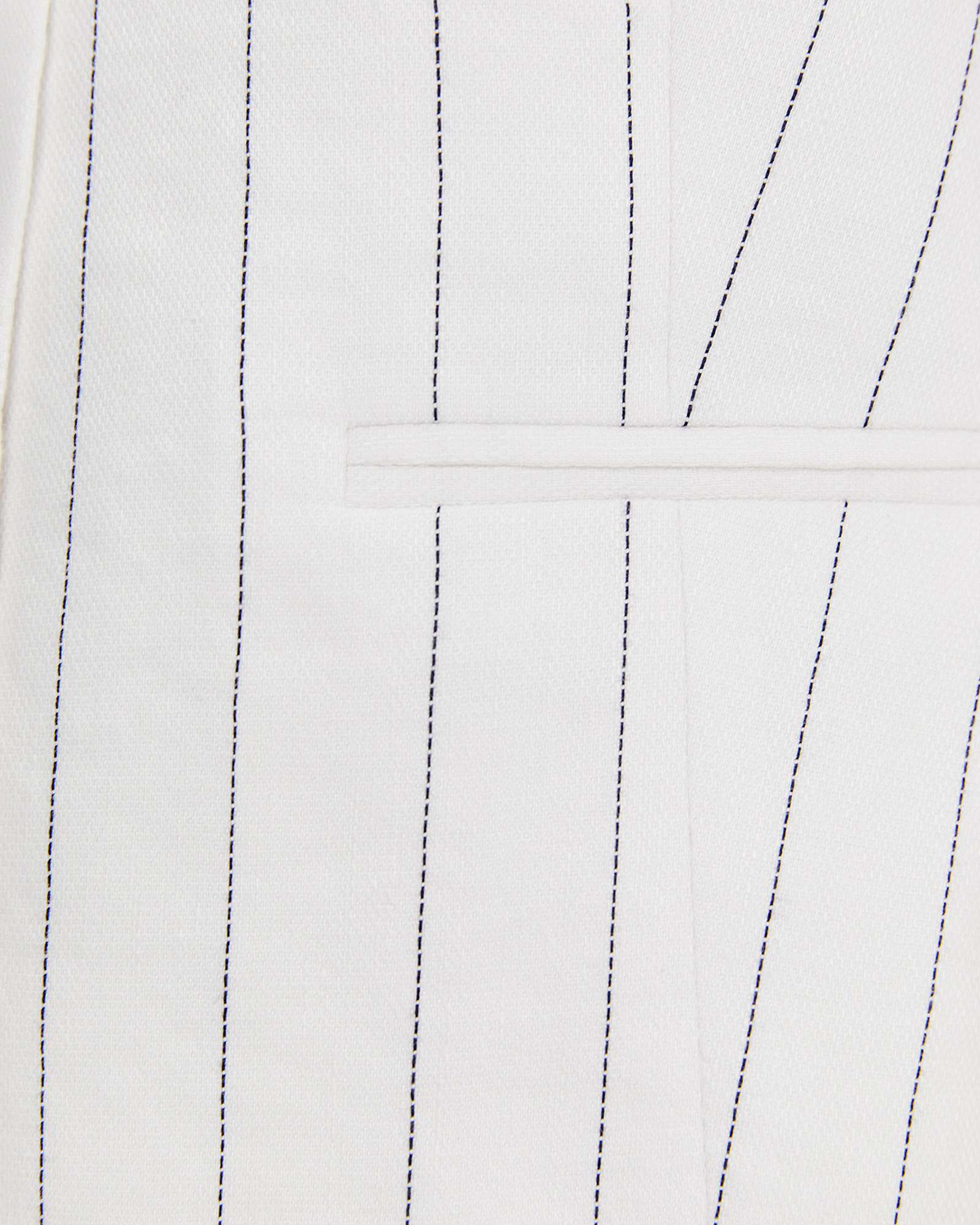 Brianne Stripe Vest in WHITE/NAVY