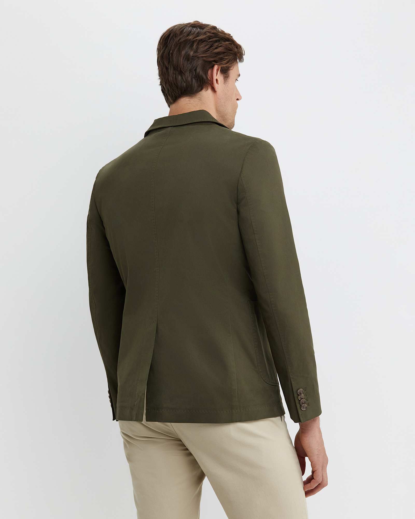 Barton Sports Jacket in DARK KHAKI