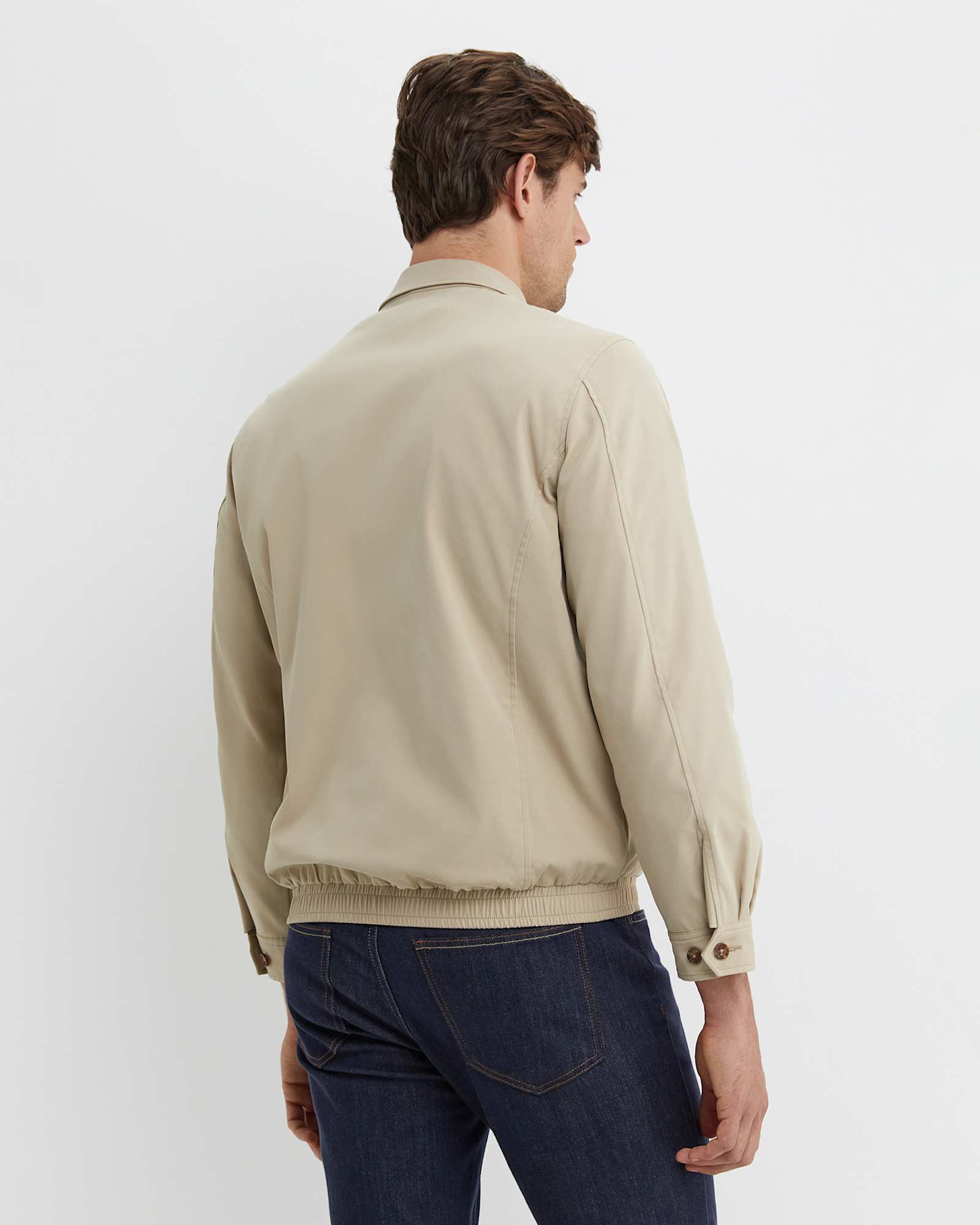 Harrington Jacket in LIMESTONE