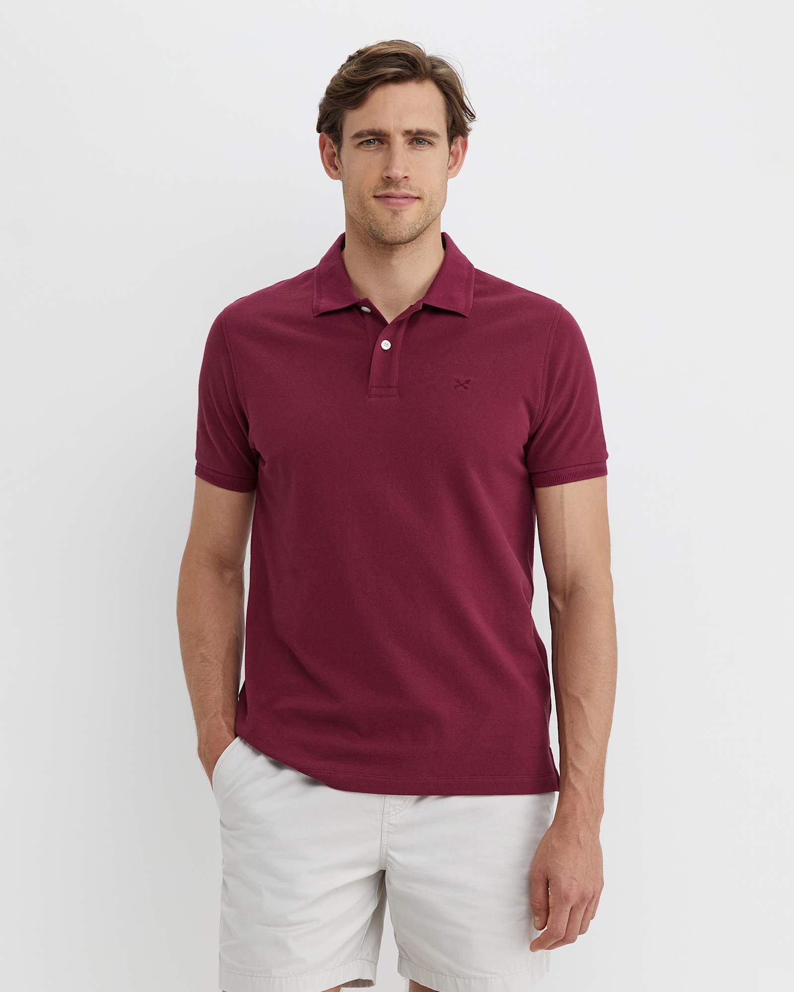 SC Pique Polo in MULBERRY
