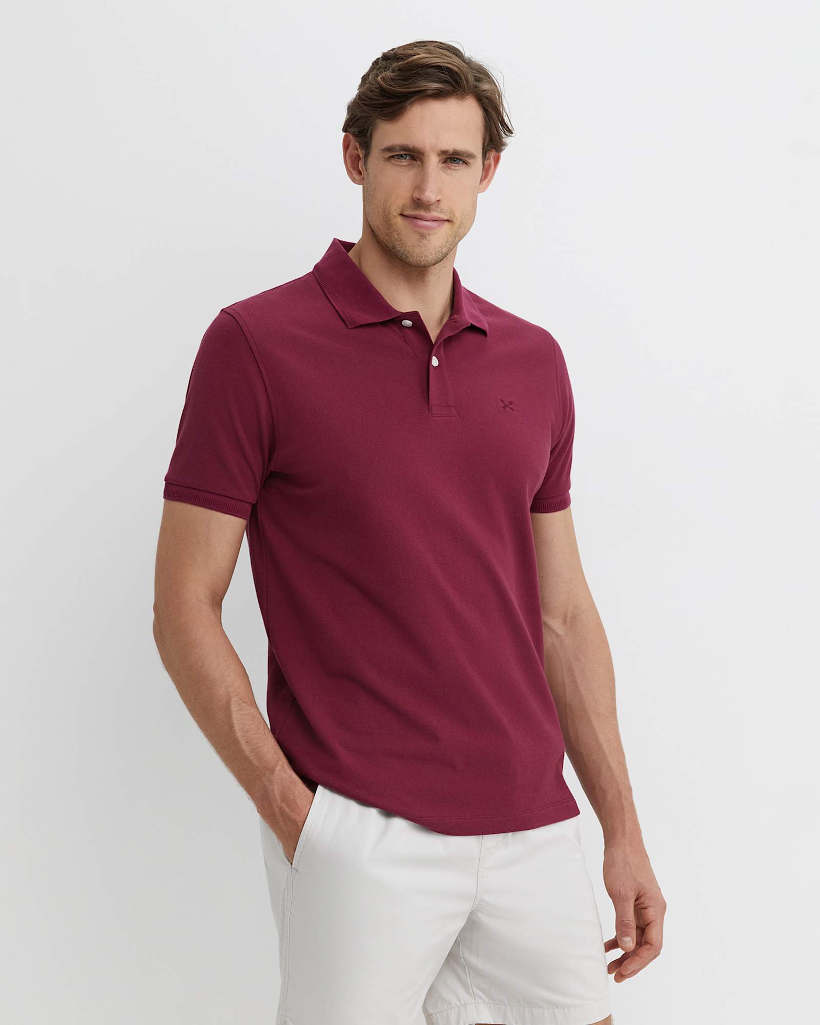 SC Pique Polo in MULBERRY