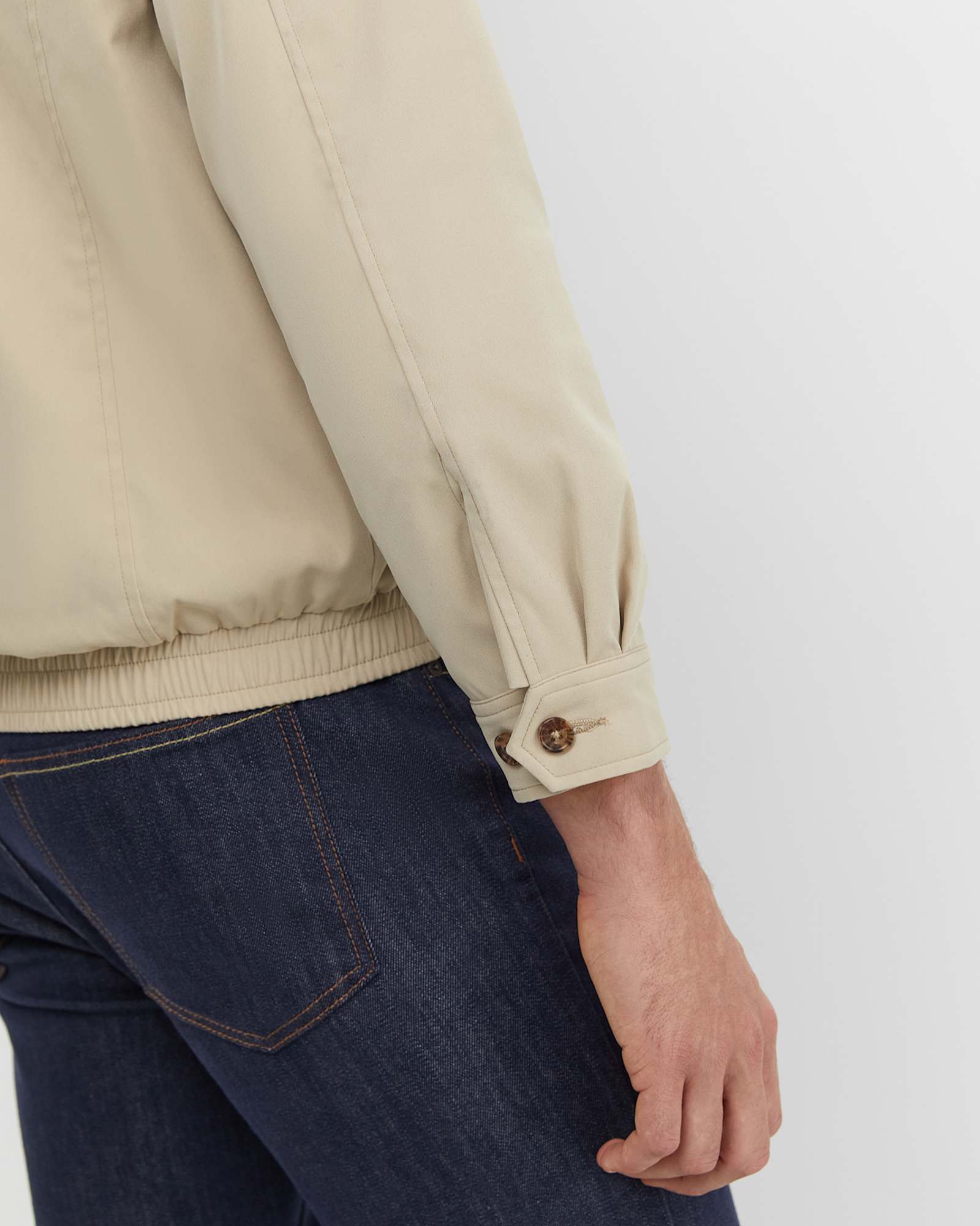 Harrington Jacket in LIMESTONE