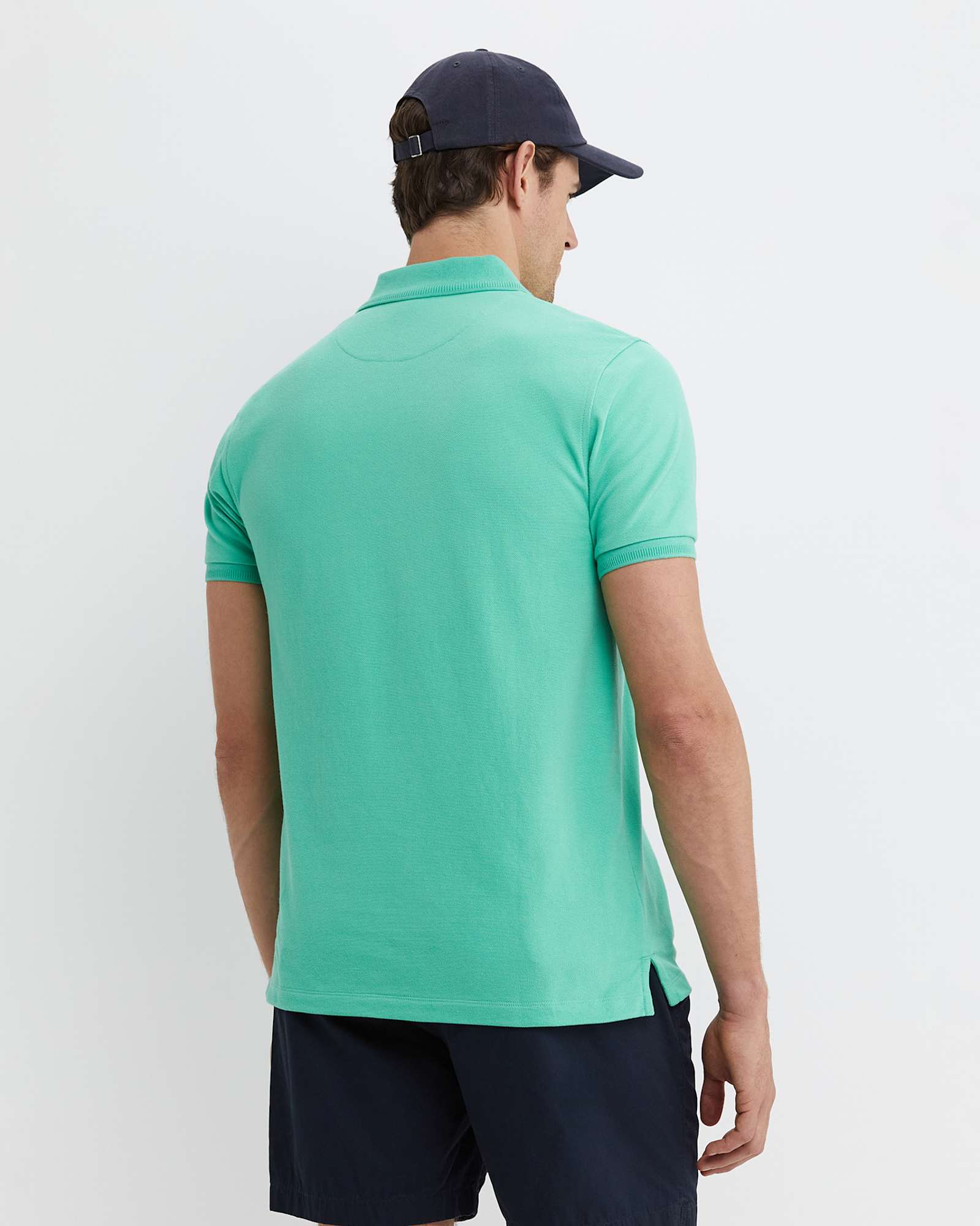 SC Pique Polo in SPEARMINT