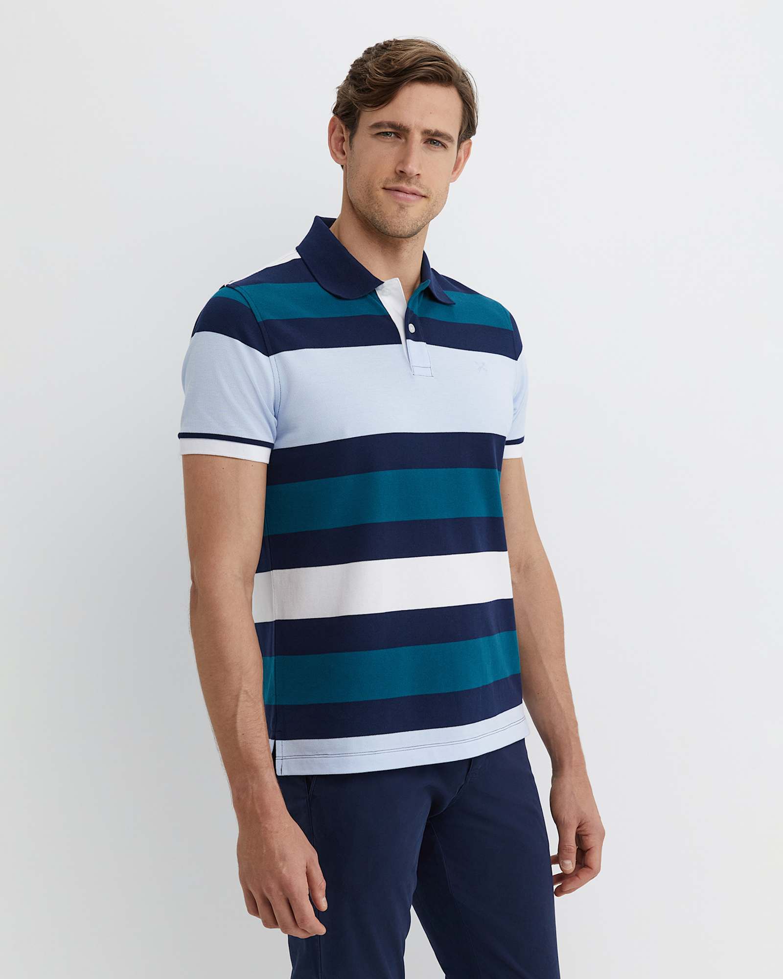 Yarra Polo in BLUE MULTI