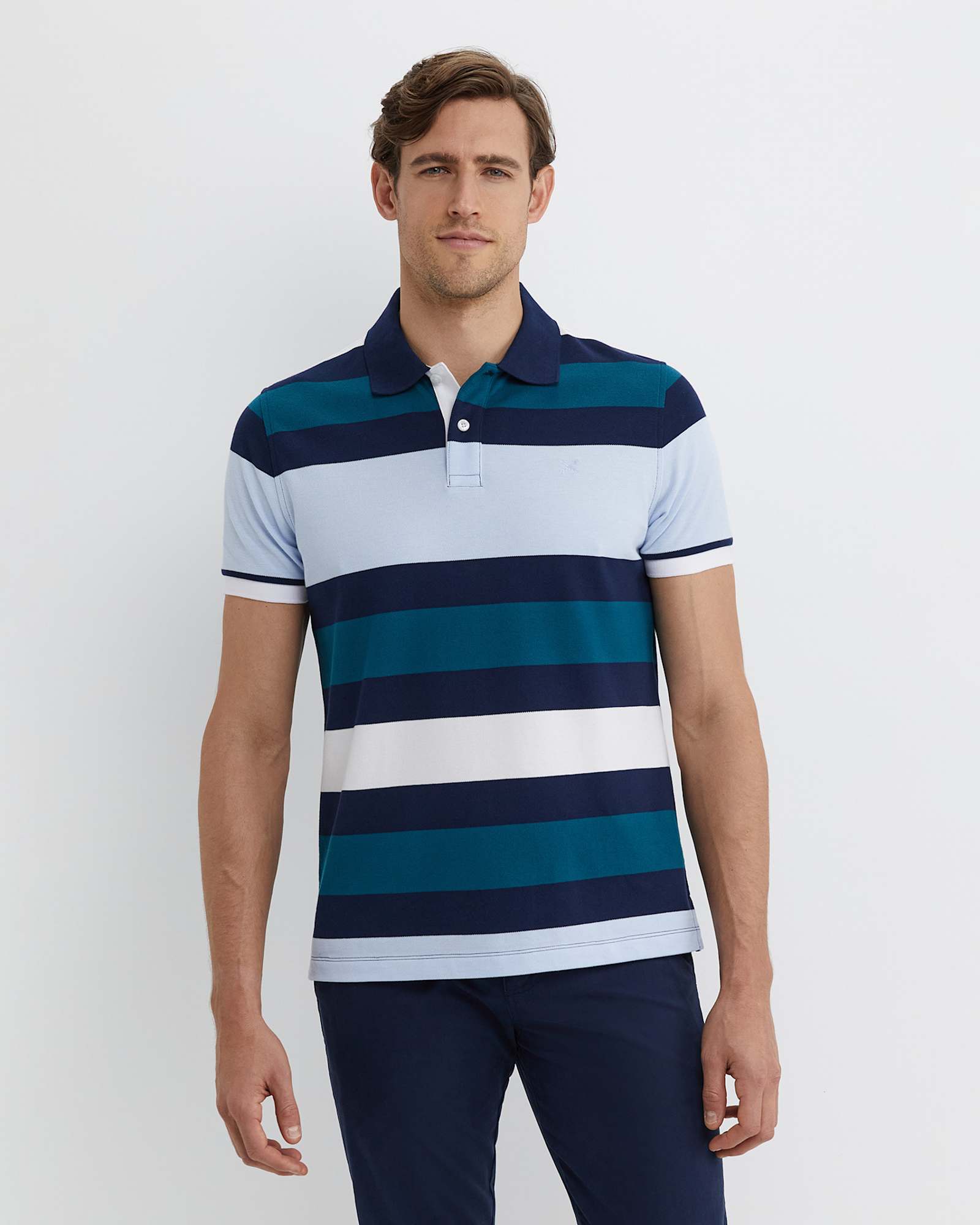 Yarra Polo in BLUE MULTI