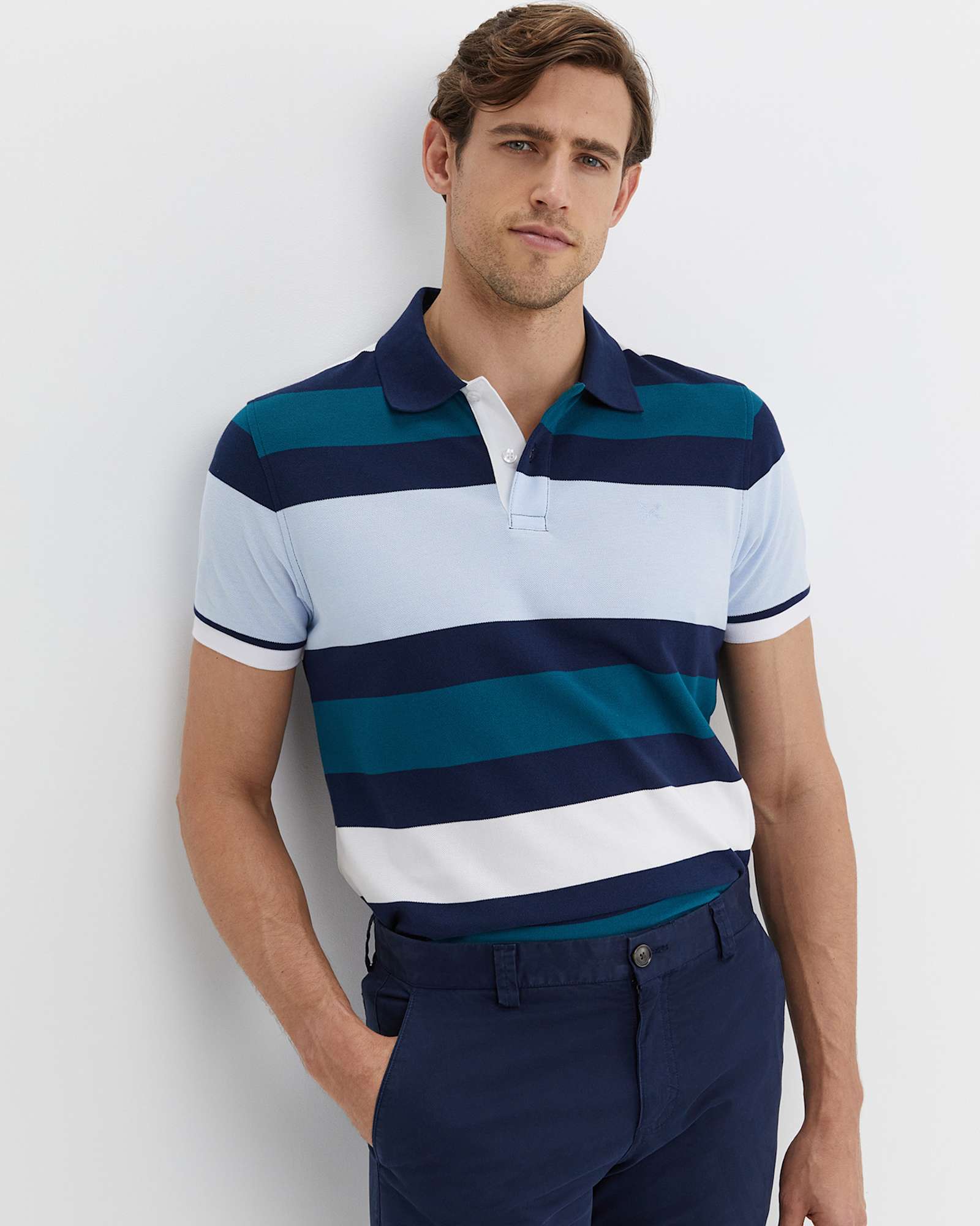 Yarra Polo in BLUE MULTI