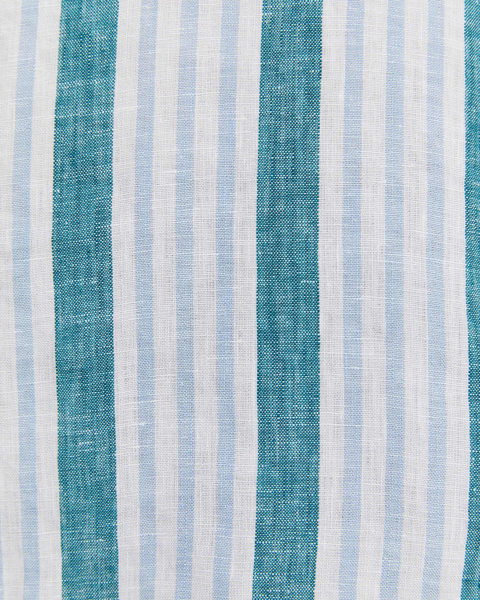 Pointon Long Sleeve Stripe Shirt in WHITE/BLUE