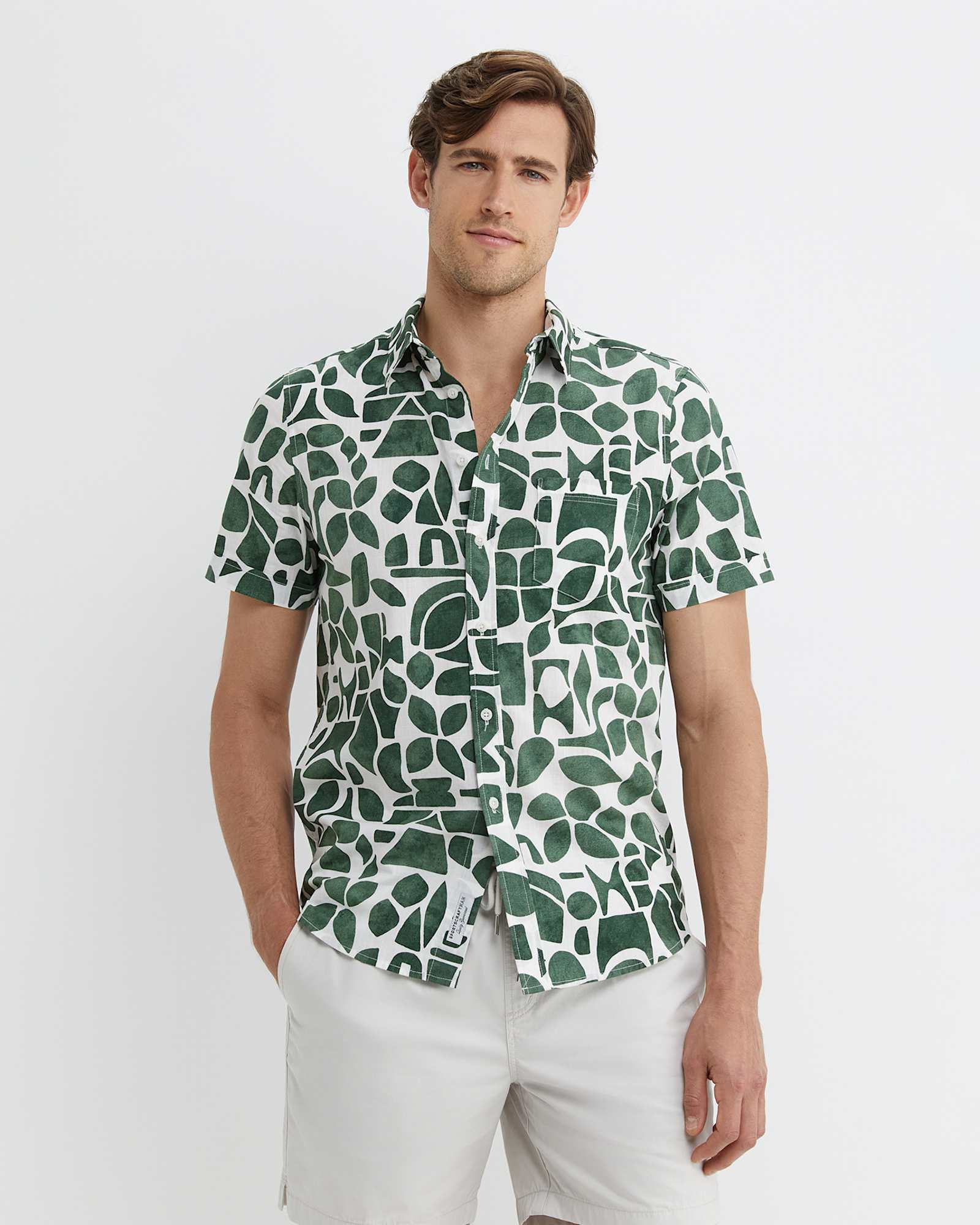 Ezra Short Sleeve Shirt in ELM